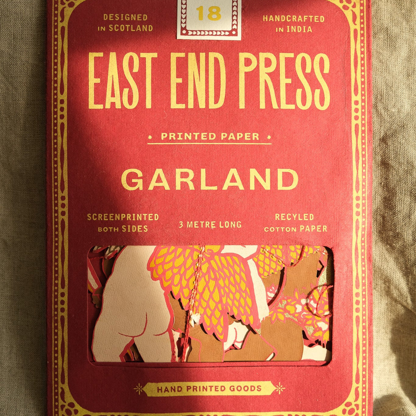 East End Press Cupid Sewn Garland
