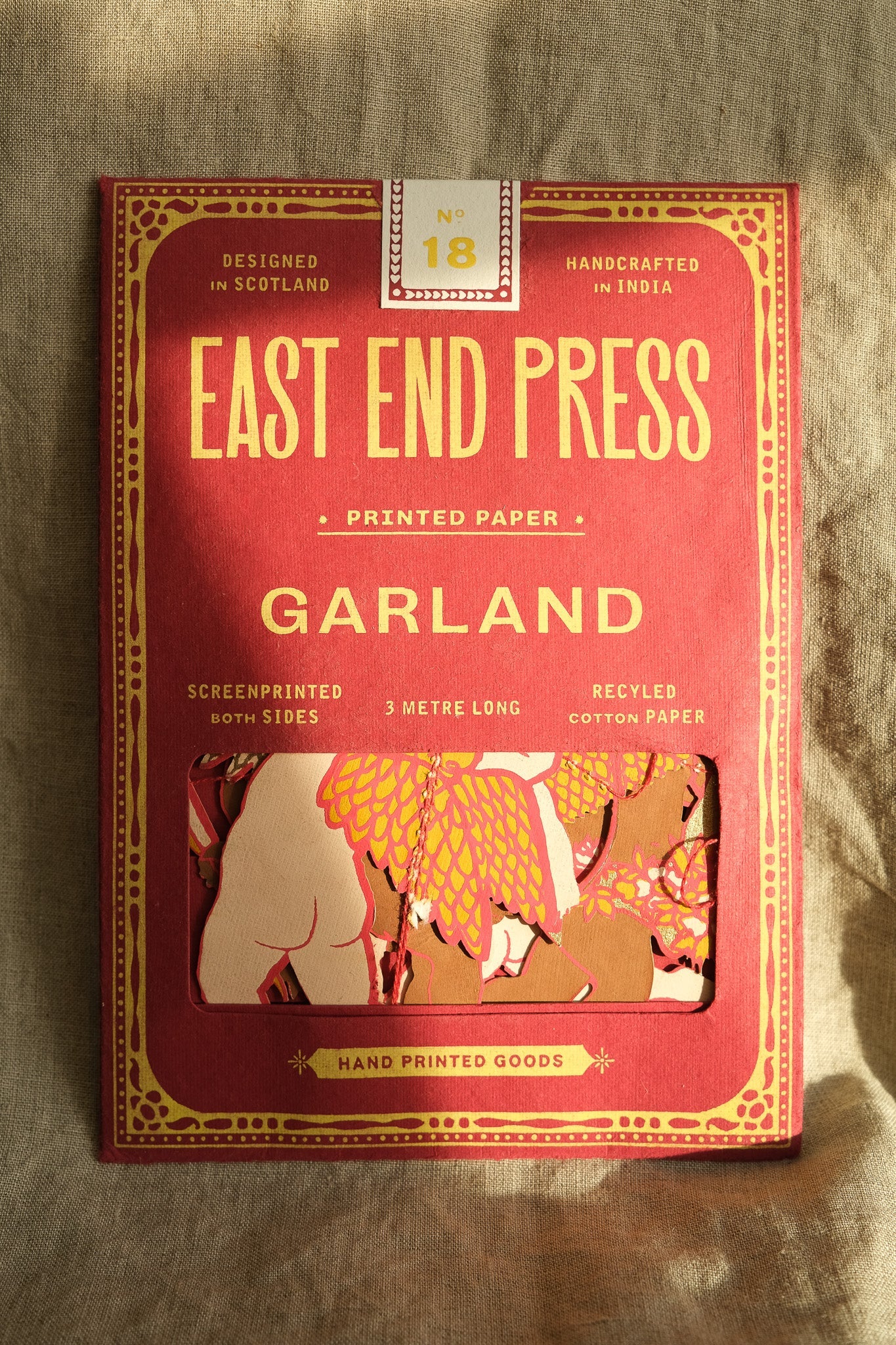 East End Press Cupid Sewn Garland