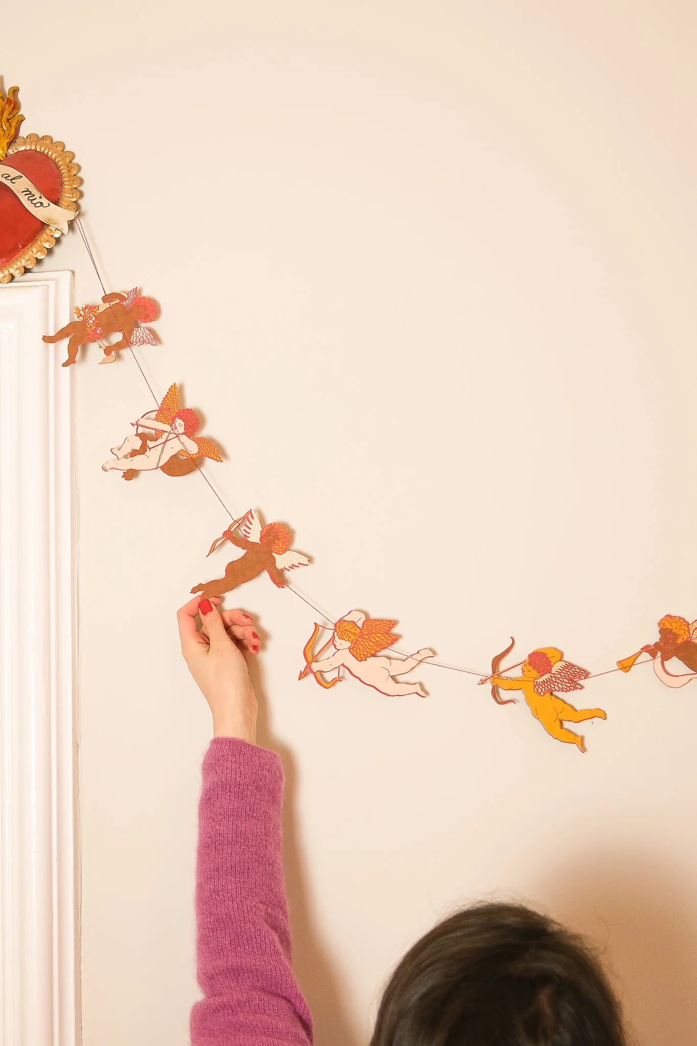 East End Press Cupid Sewn Garland