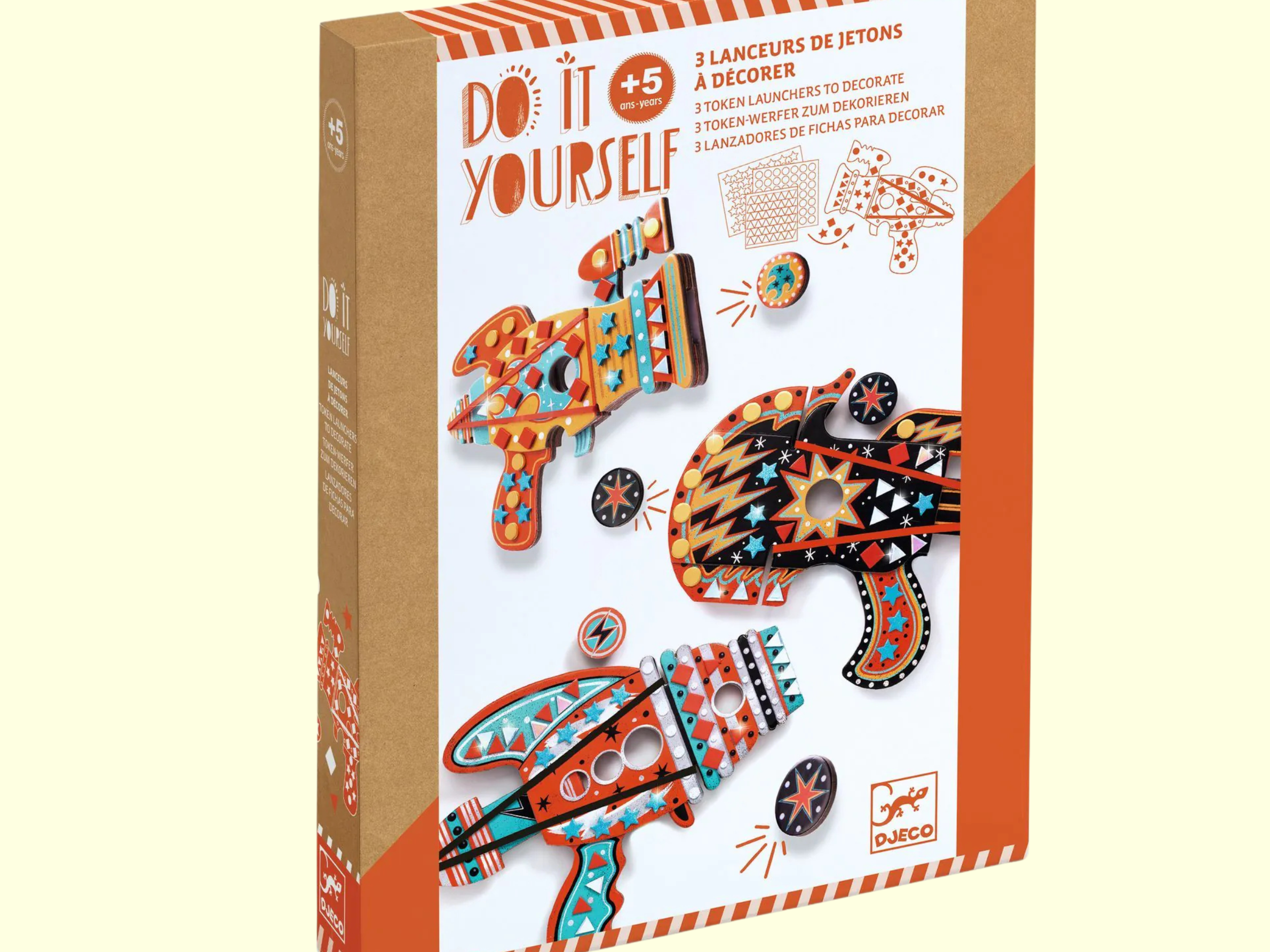 Djeco DIY Cosmic Token Launchers