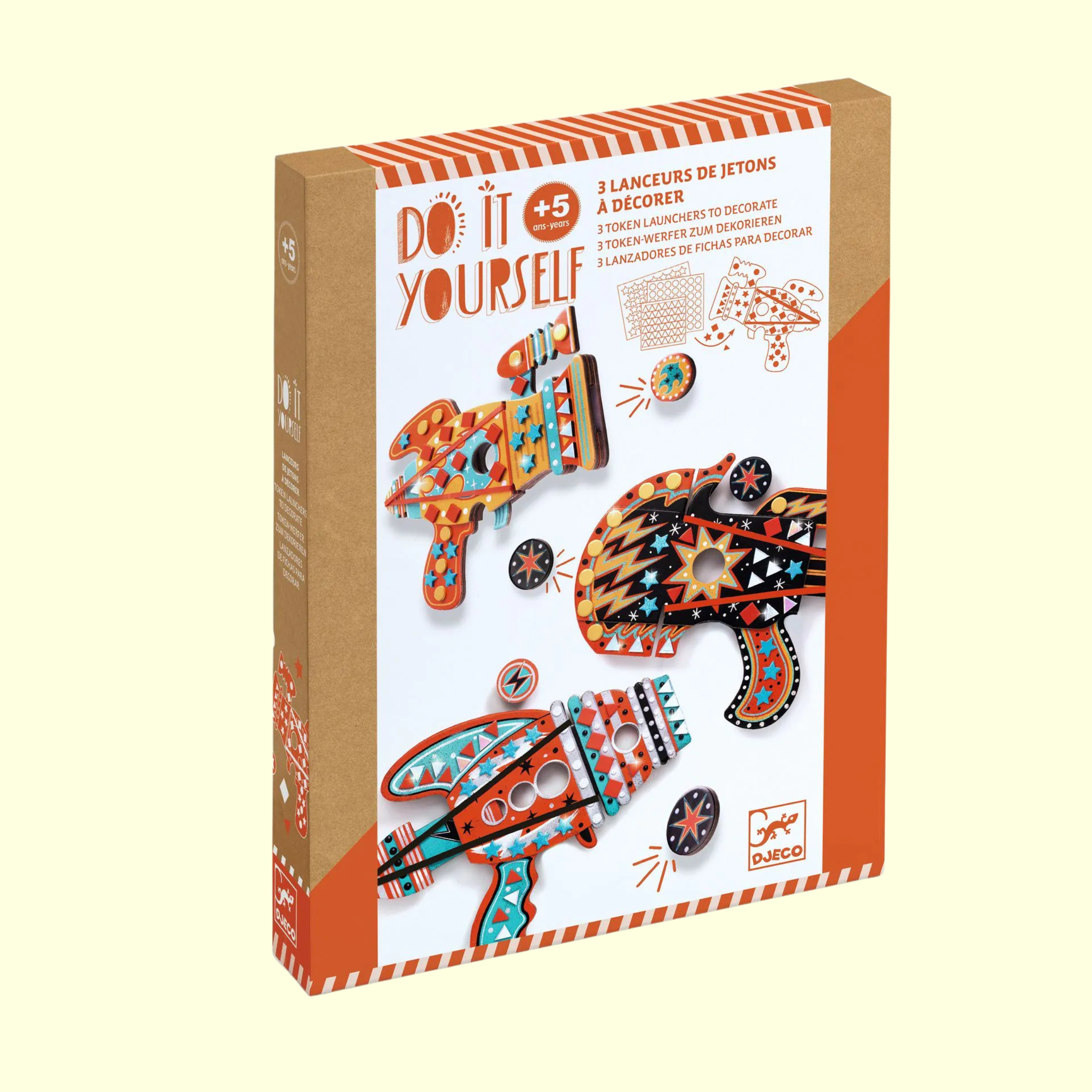 Djeco DIY Cosmic Token Launchers