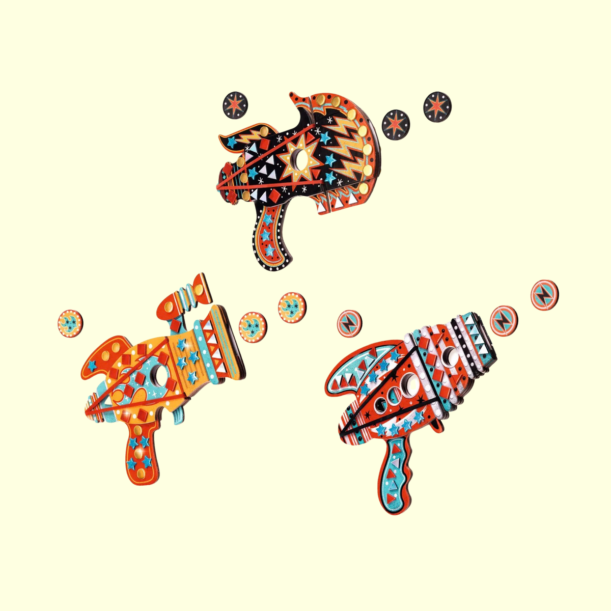 Djeco DIY Cosmic Token Launchers