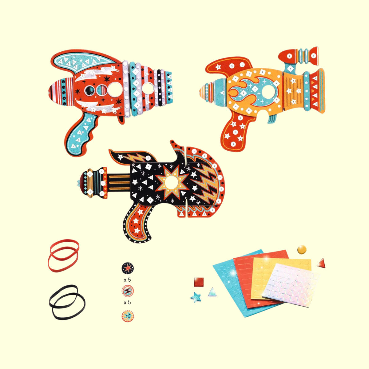 Djeco DIY Cosmic Token Launchers