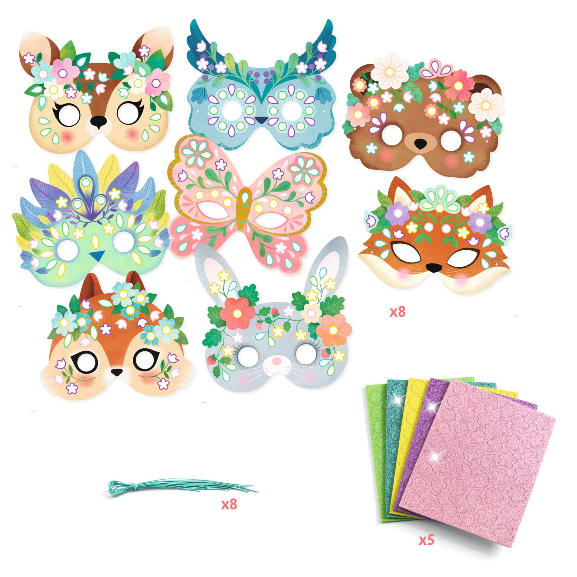 Djeco DIY Masks - Forest Animals