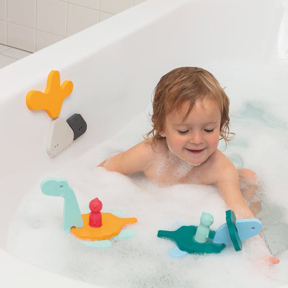 Quut Bath Toy Puzzle Friends - Dino World
