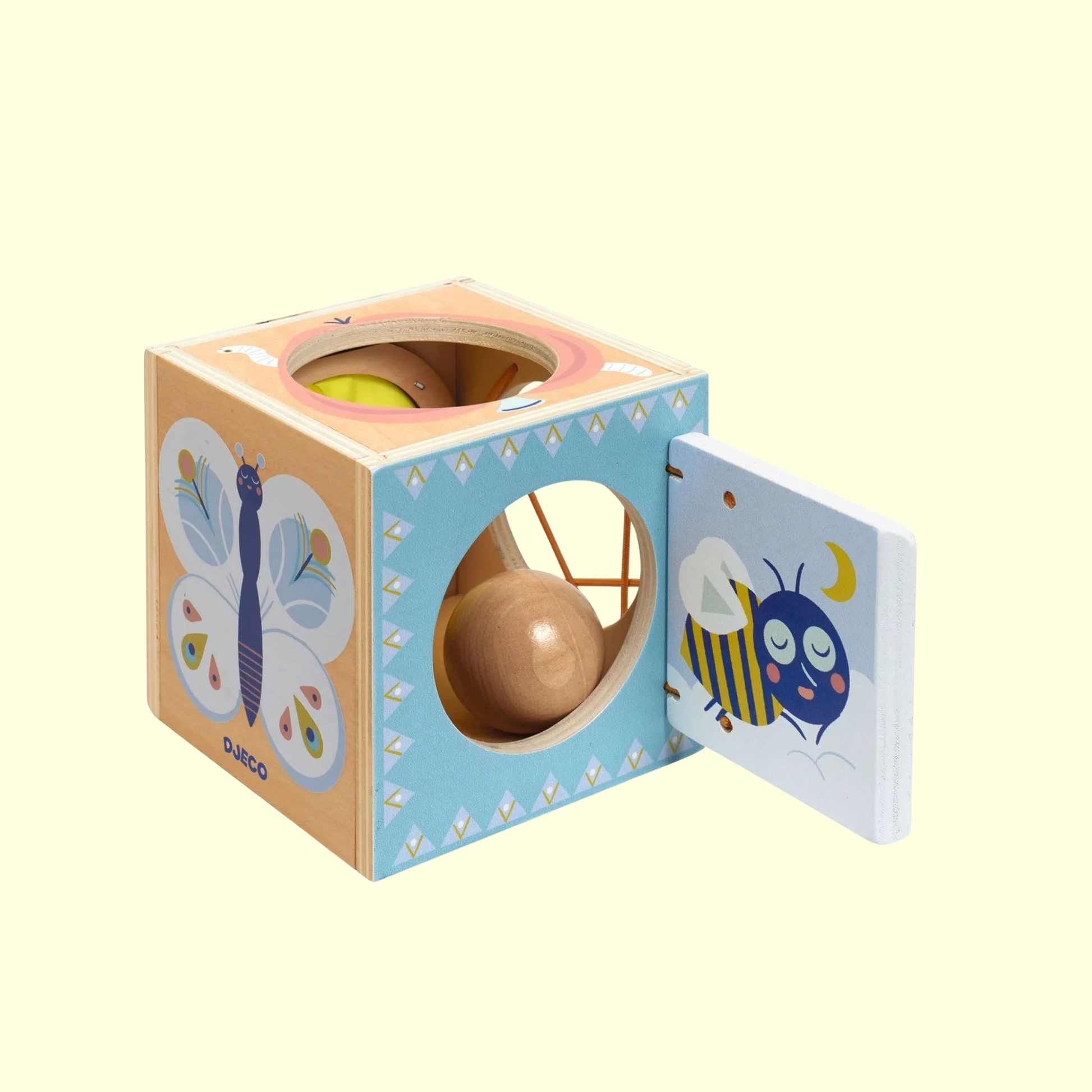 Djeco BabyBox Wooden Box Sorter