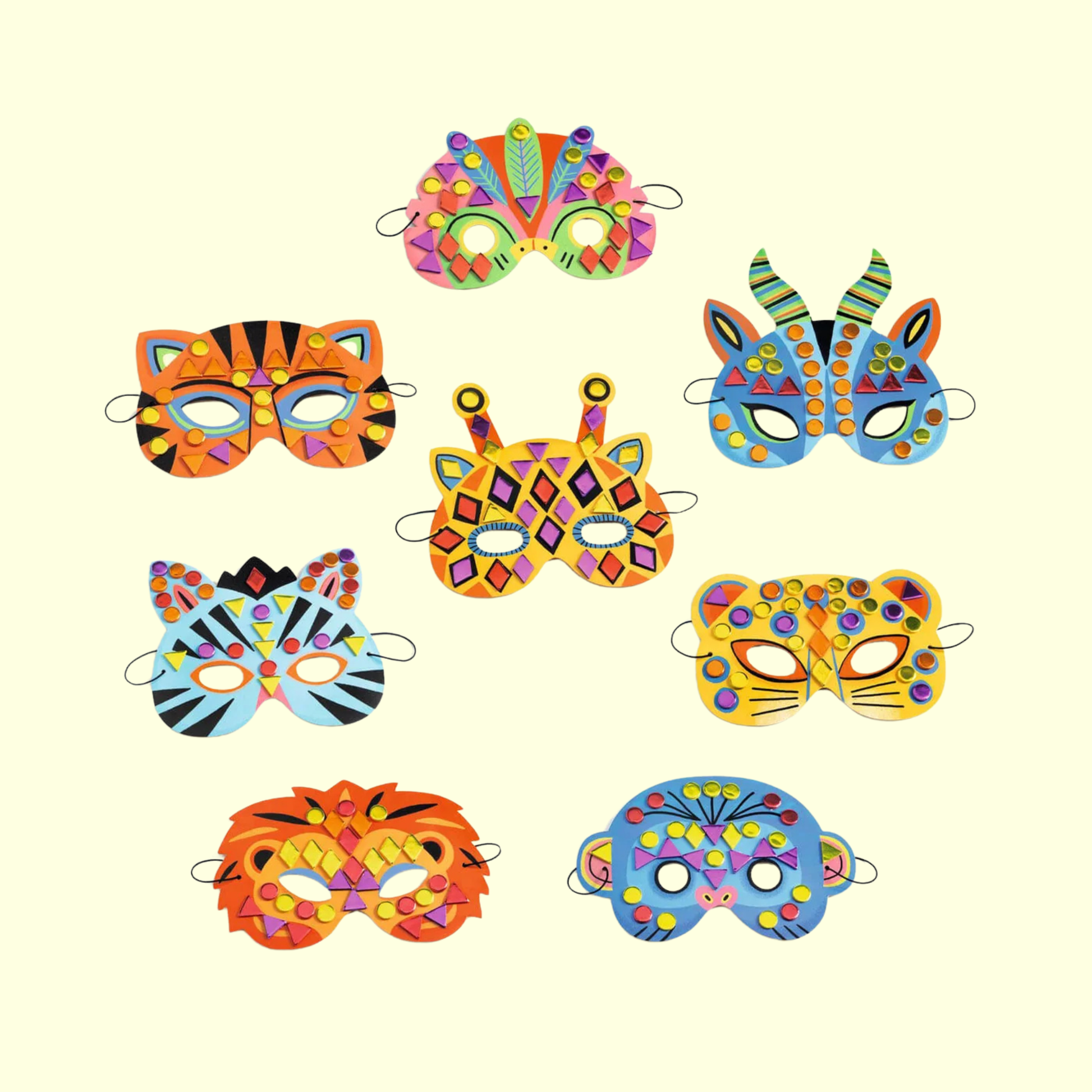 Djeco DIY Masks - Jungle Animals