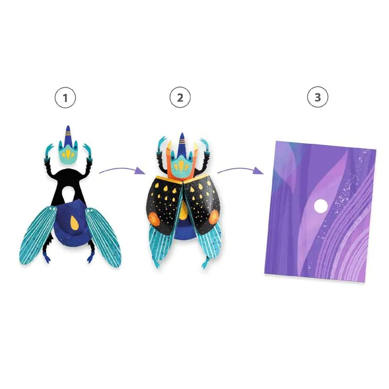 Djeco DIY Paper Bugs Kit