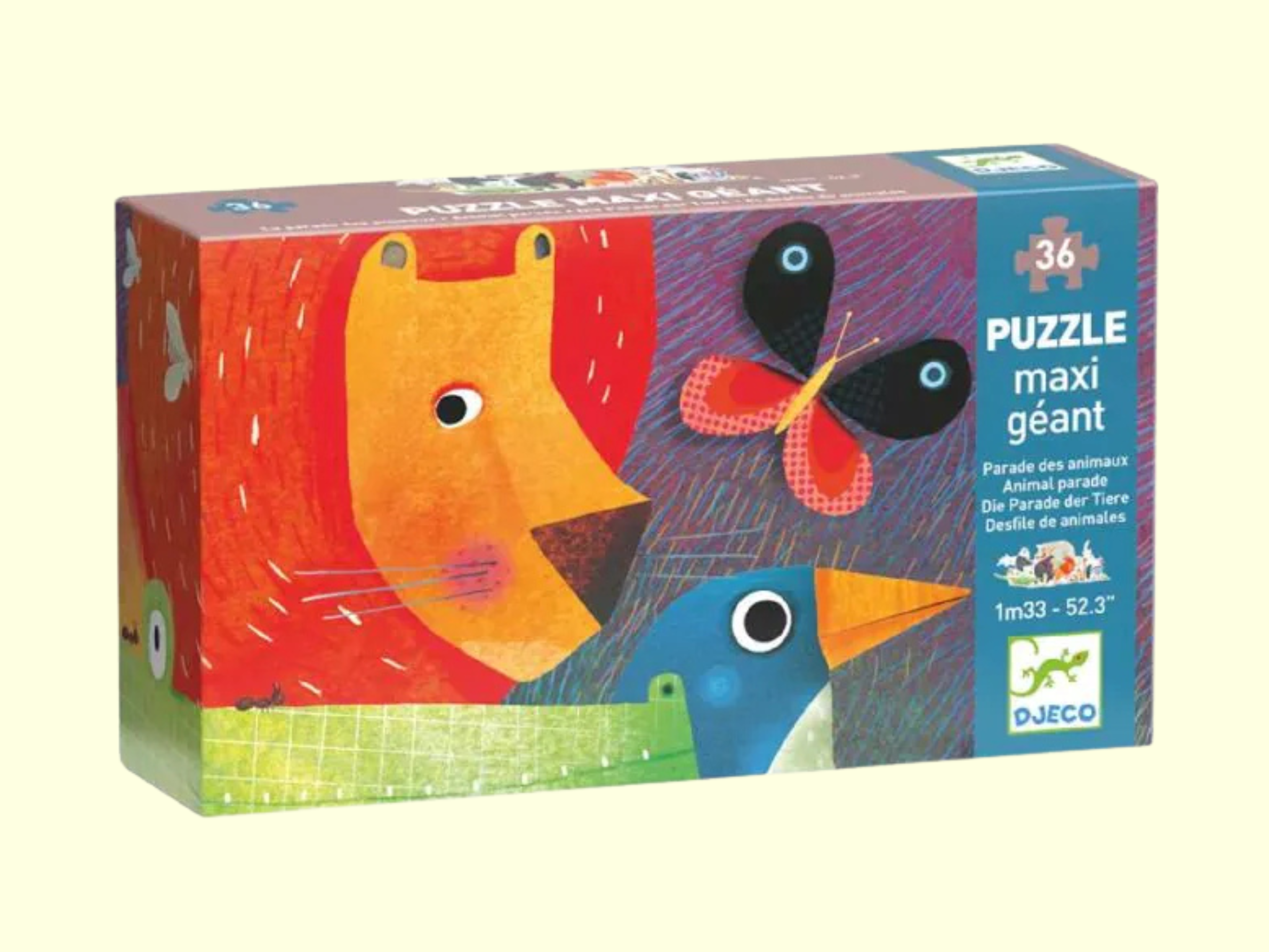 Djeco Giant Puzzle Animal Parade