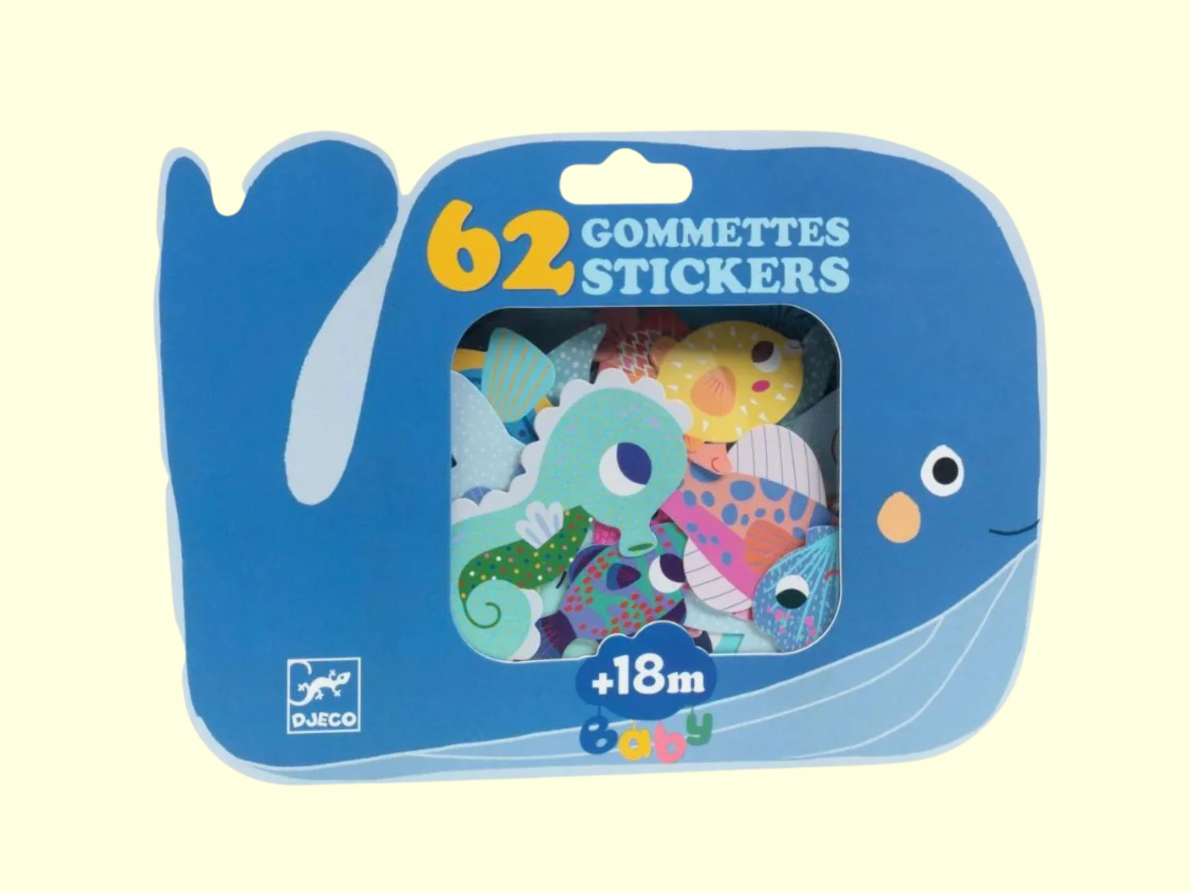 Djeco Big Stickers - Sea Animals