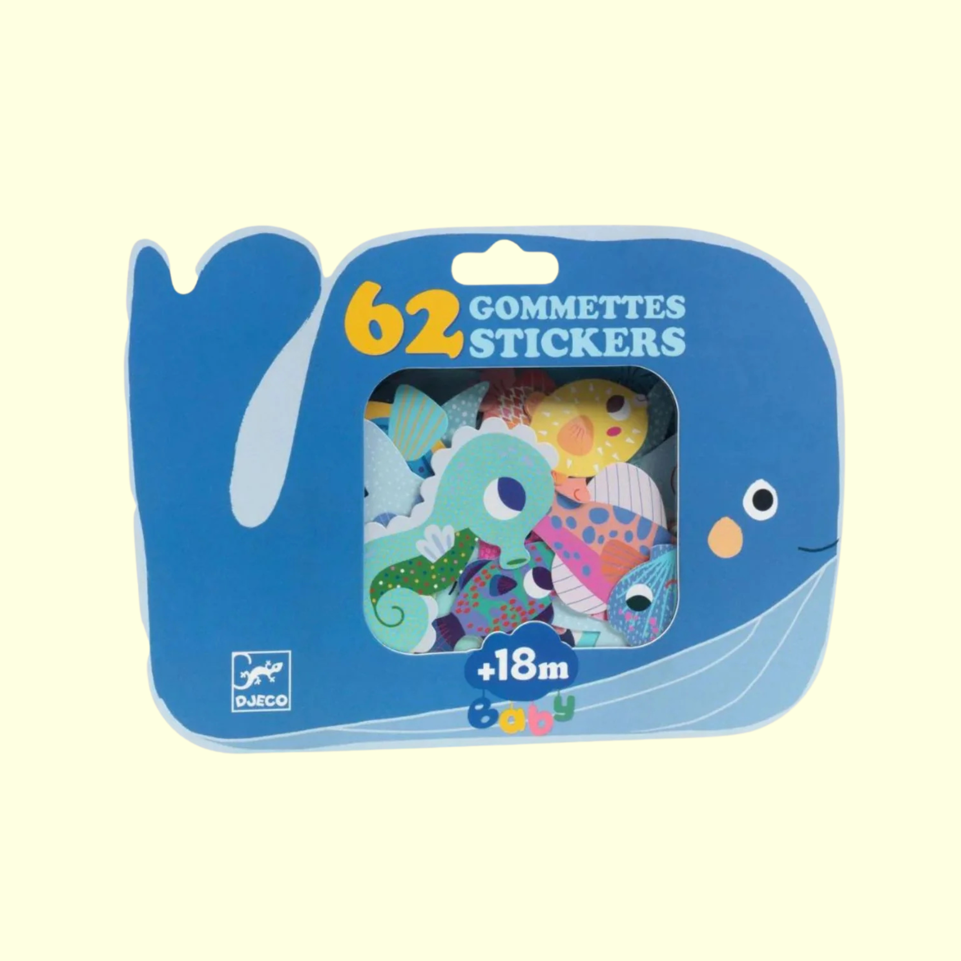 Djeco Big Stickers - Sea Animals