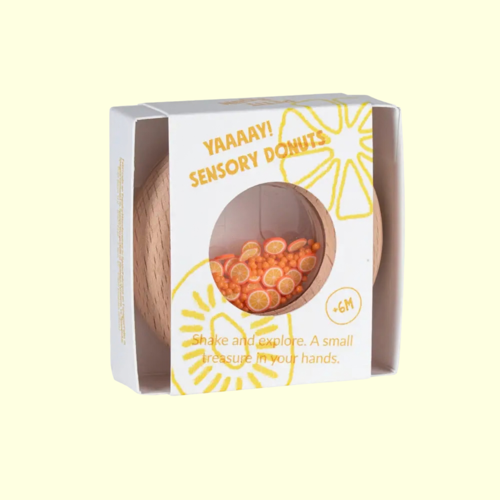 Petit Boum Sensory Donut - Oranges