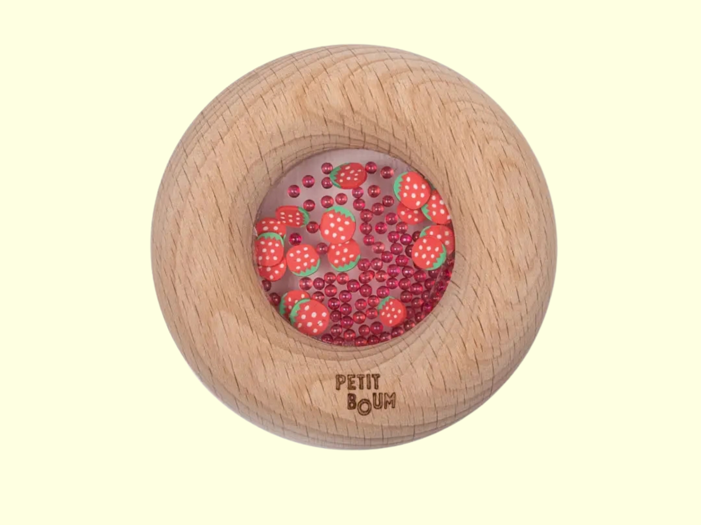 Petit Boum Sensory Donut - Strawberries