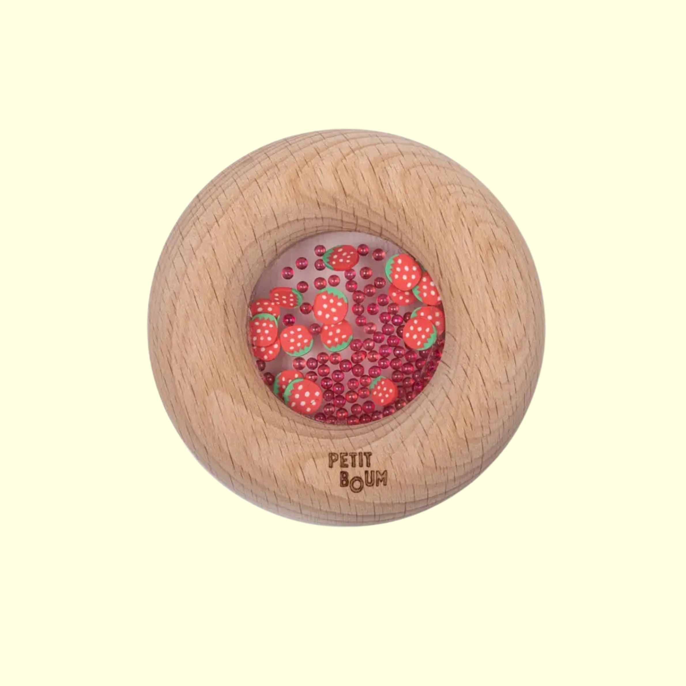 Petit Boum Sensory Donut - Strawberries