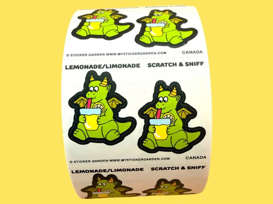 Sticker Garden Scratch and Sniff Stickers - Dragon Lemonade