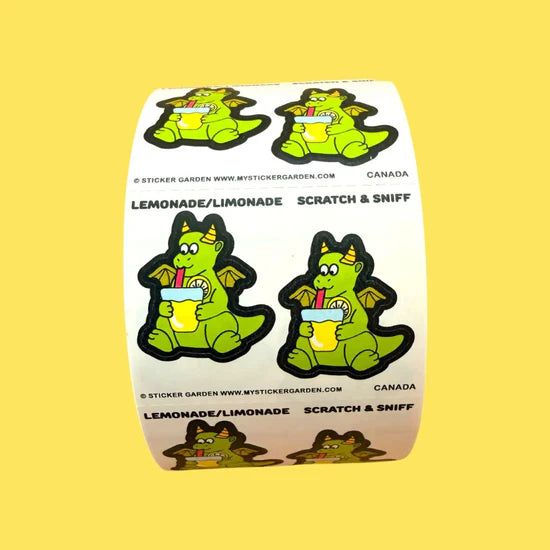 Sticker Garden Scratch and Sniff Stickers - Dragon Lemonade