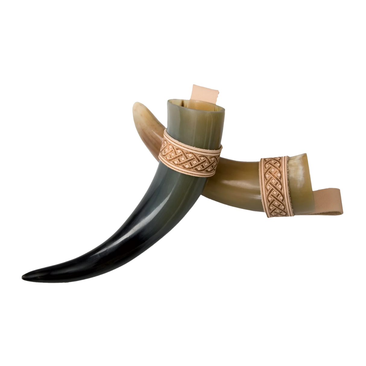 VAH Drinking Horn with Leather Holder