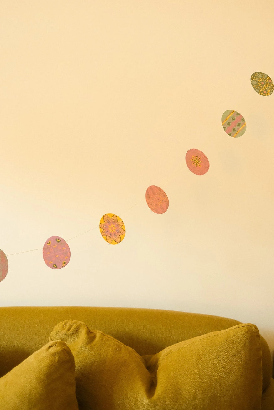 East End Press Egg Hunt Sewn Garland