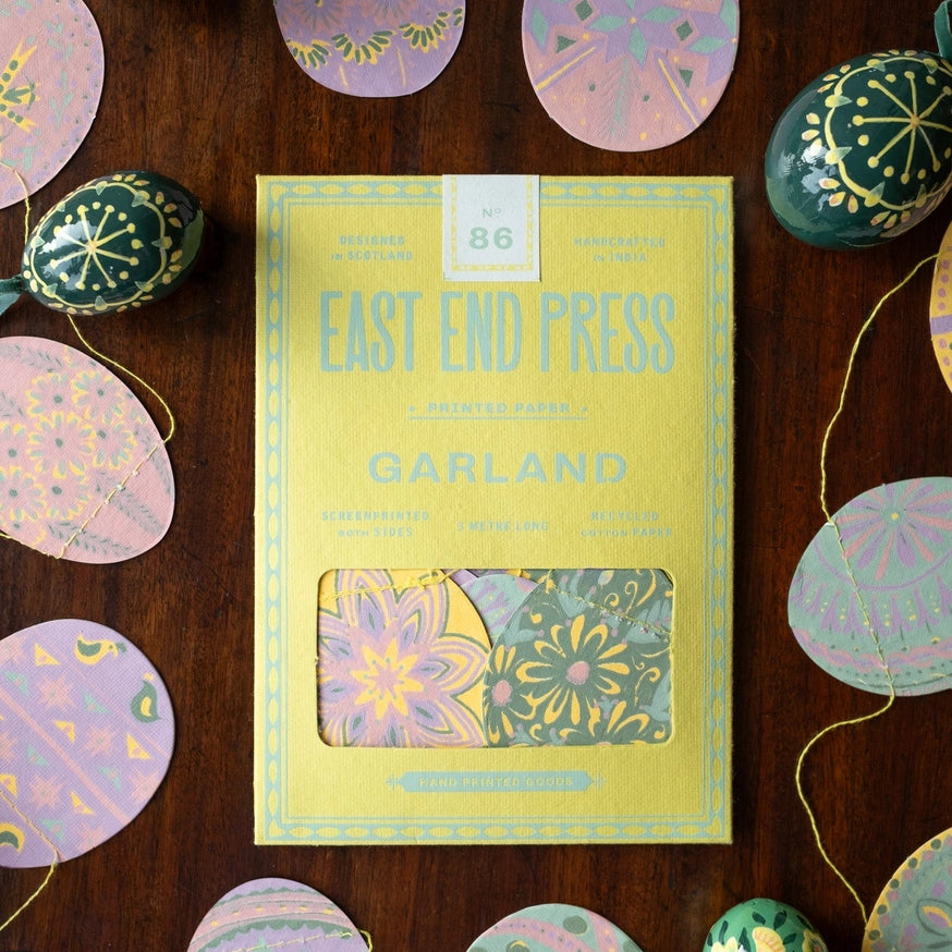 East End Press Egg Hunt Sewn Garland