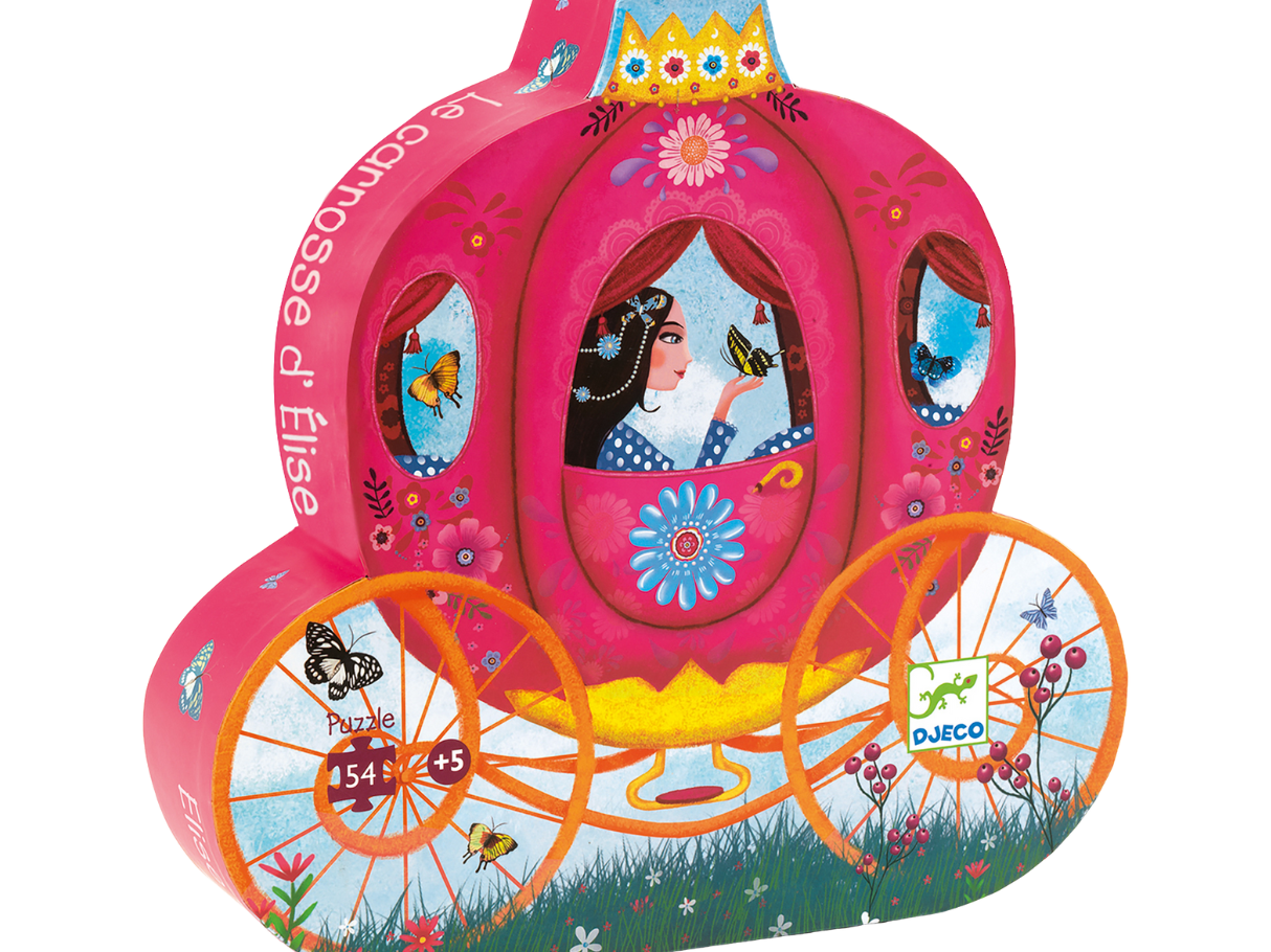 Djeco Elise's Carriage 54 Piece Puzzles