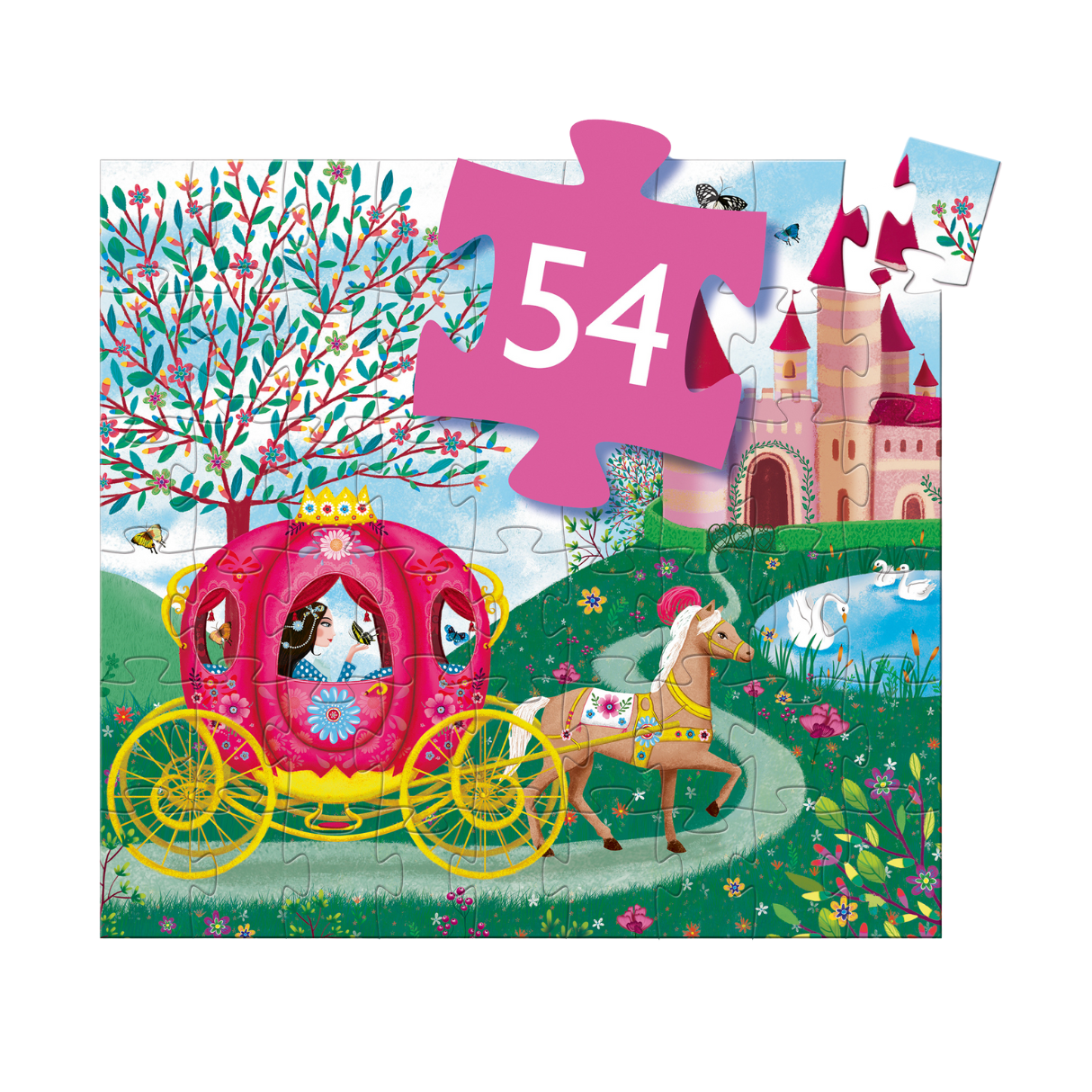 Djeco Elise's Carriage 54 Piece Puzzles