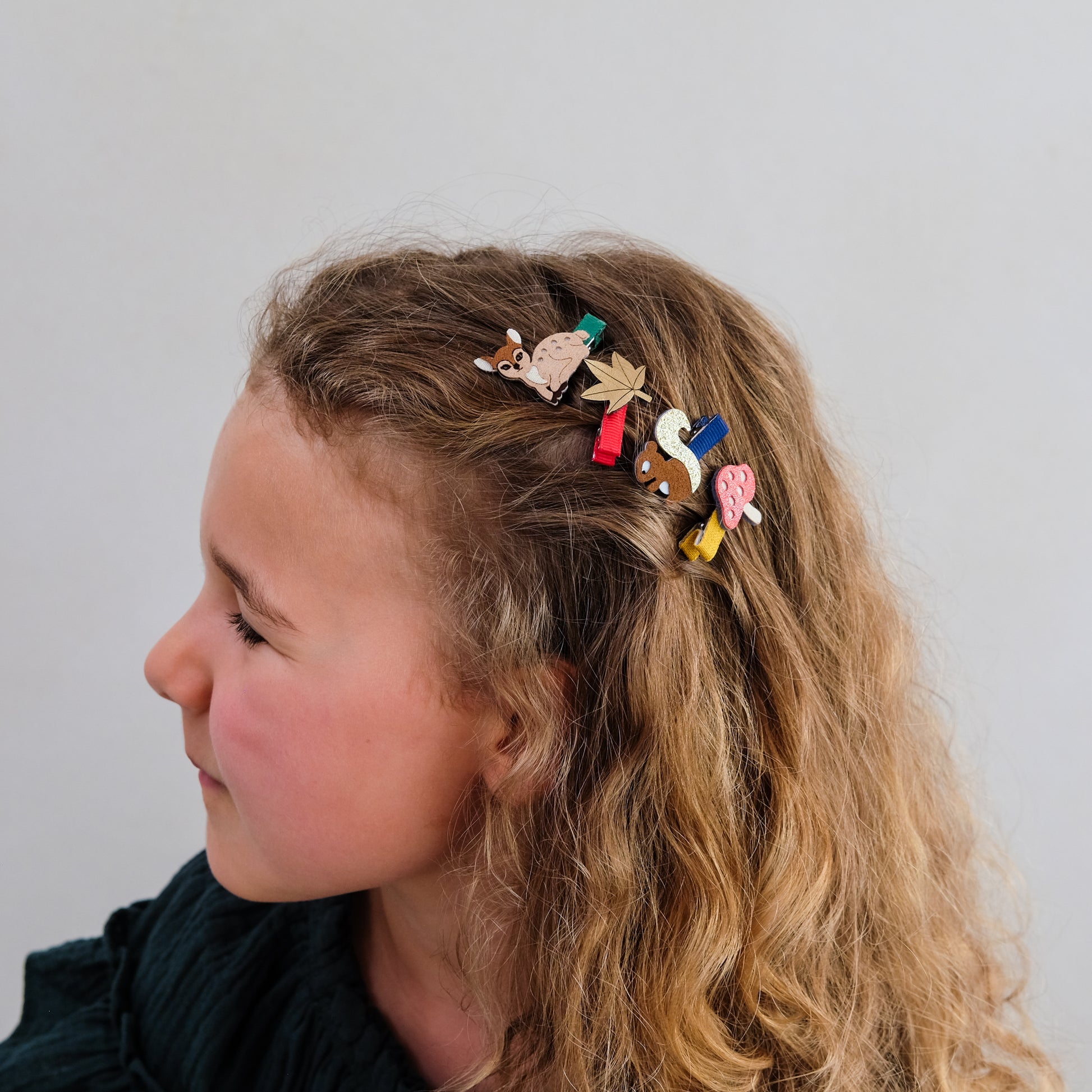 Mimi & Lula Fawn and Friends Salon Hair Clips