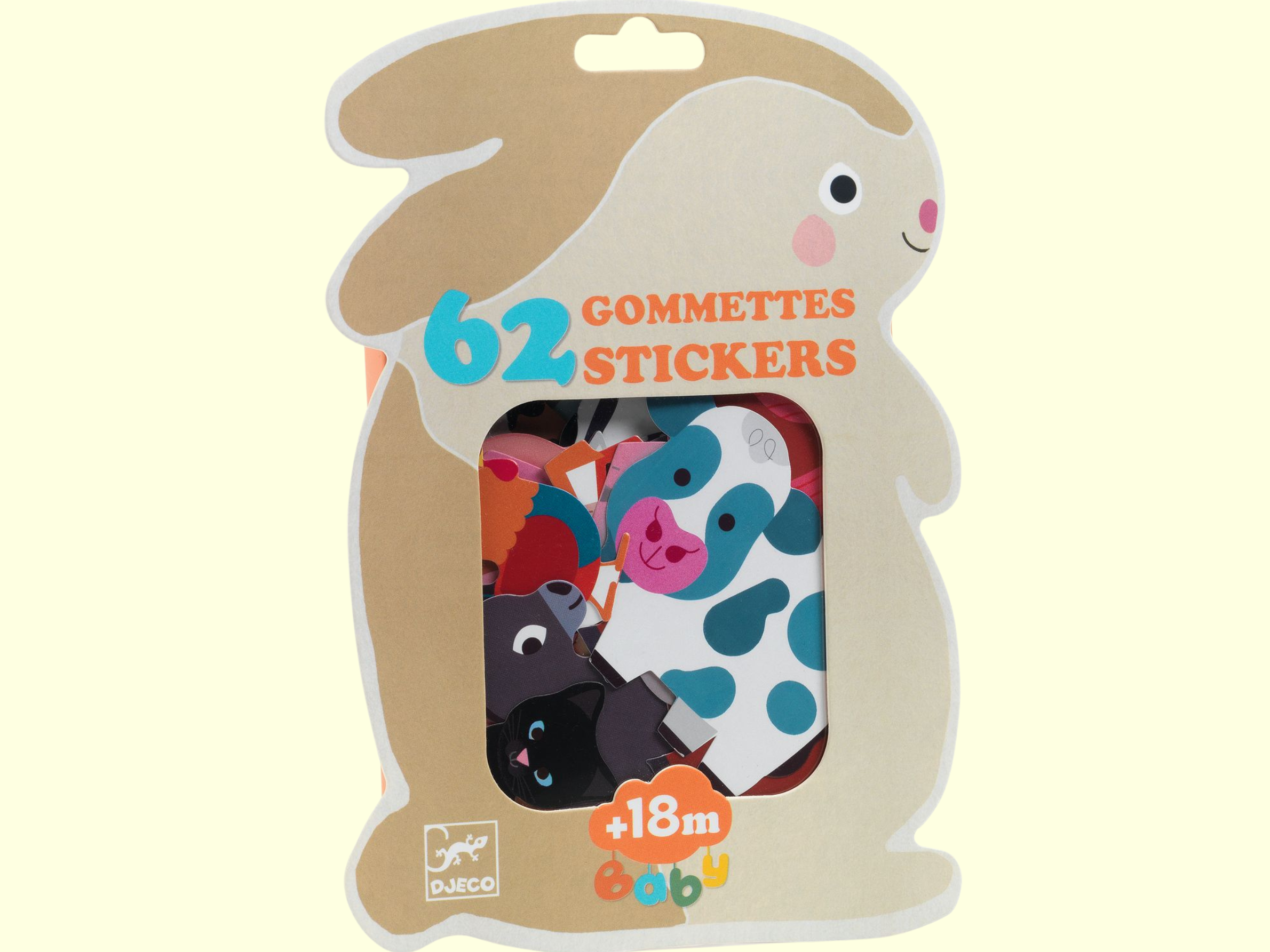 Djeco Big Stickers - Farm Animals