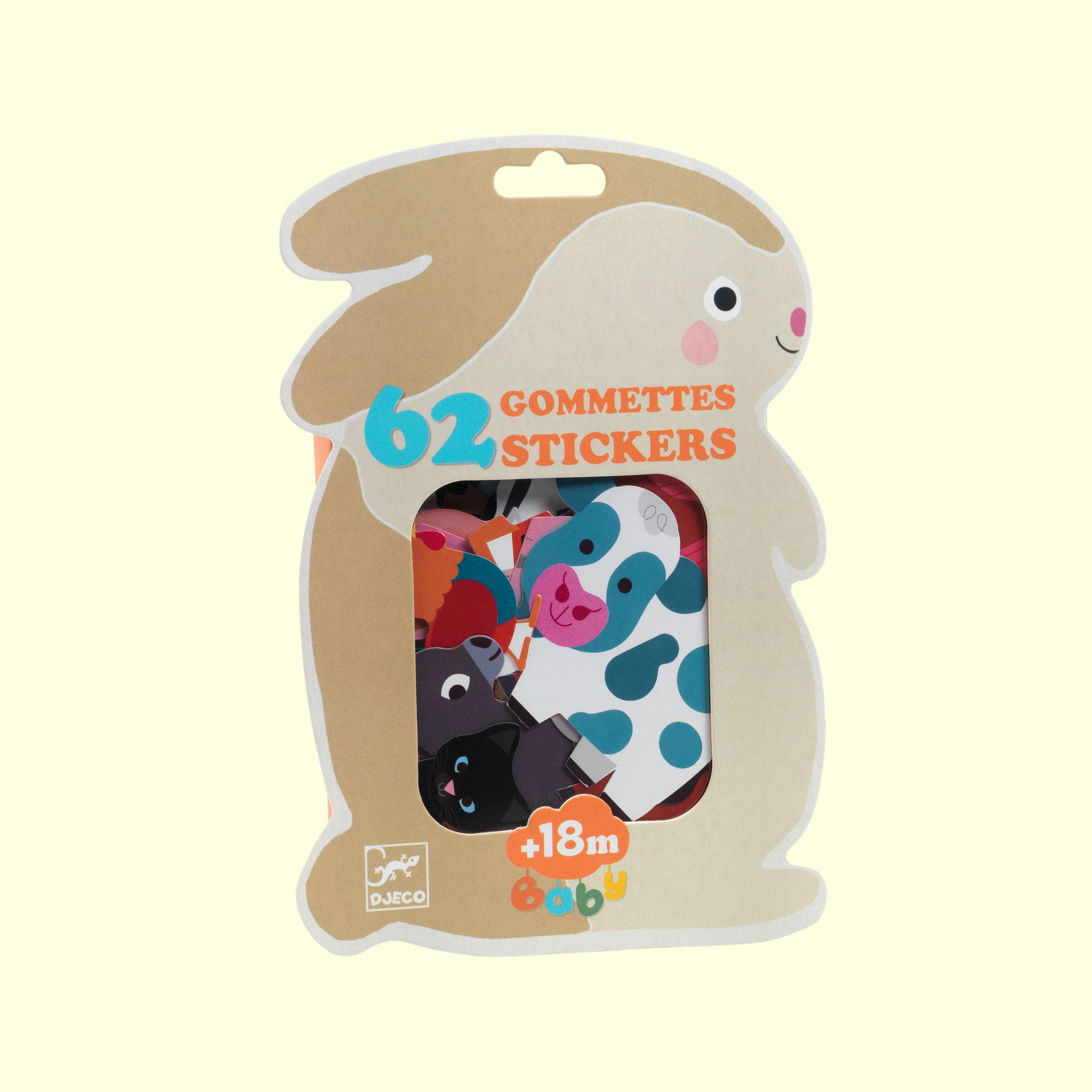 Djeco Big Stickers - Farm Animals