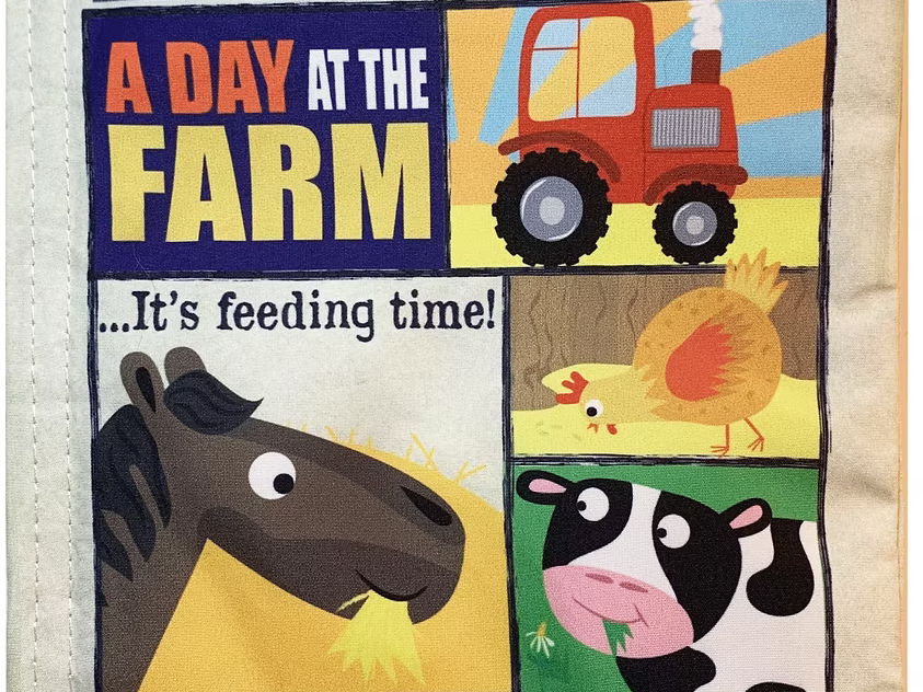 Jo & Nic's Crinkly Cloth Books - Farm Animals