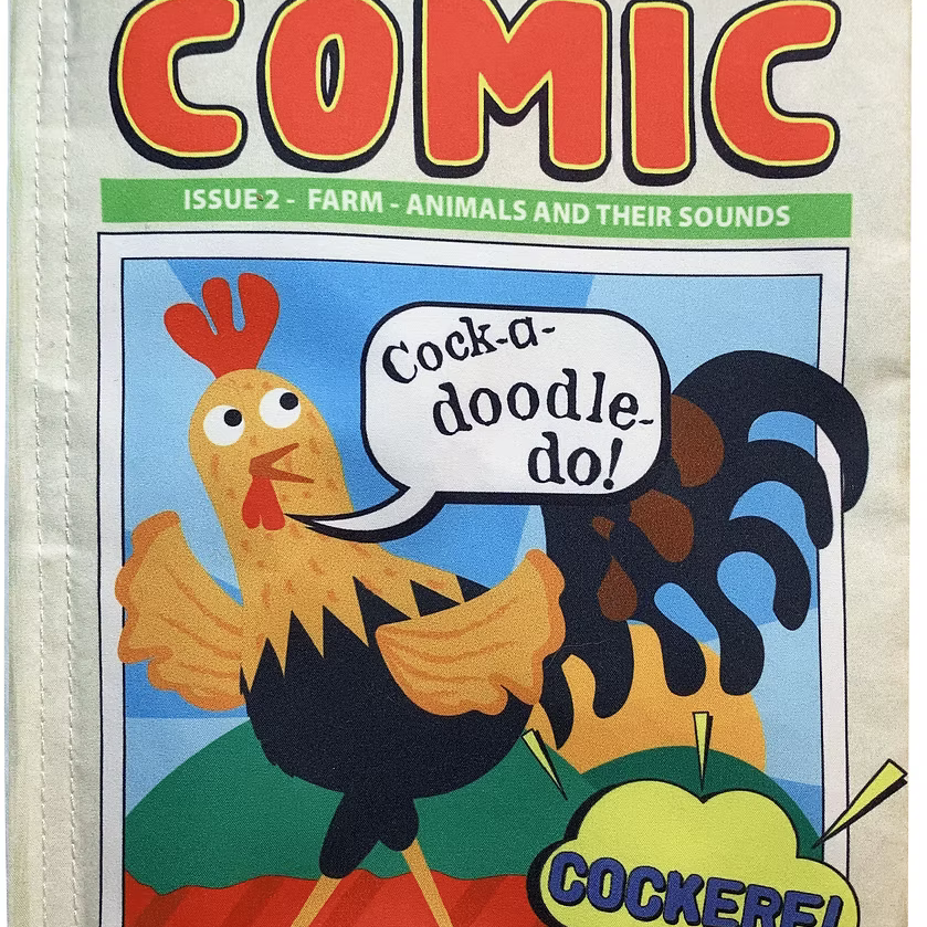Jo & Nic's Crinkly Cloth Books - Farm Comic