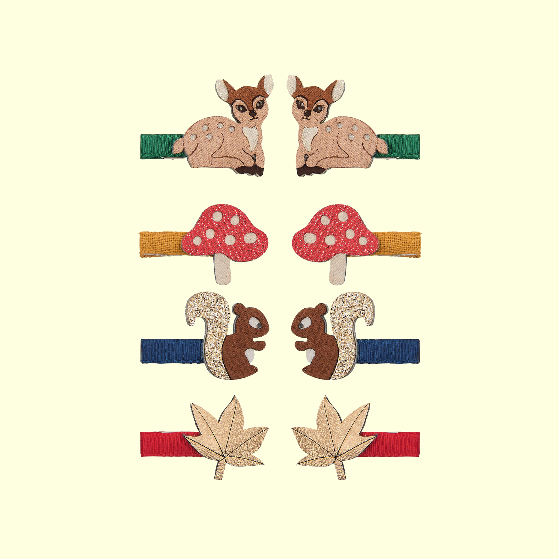 Mimi & Lula Fawn and Friends Salon Hair Clips