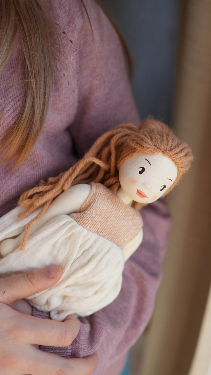 Tender Leaf Fearne Wooden Doll