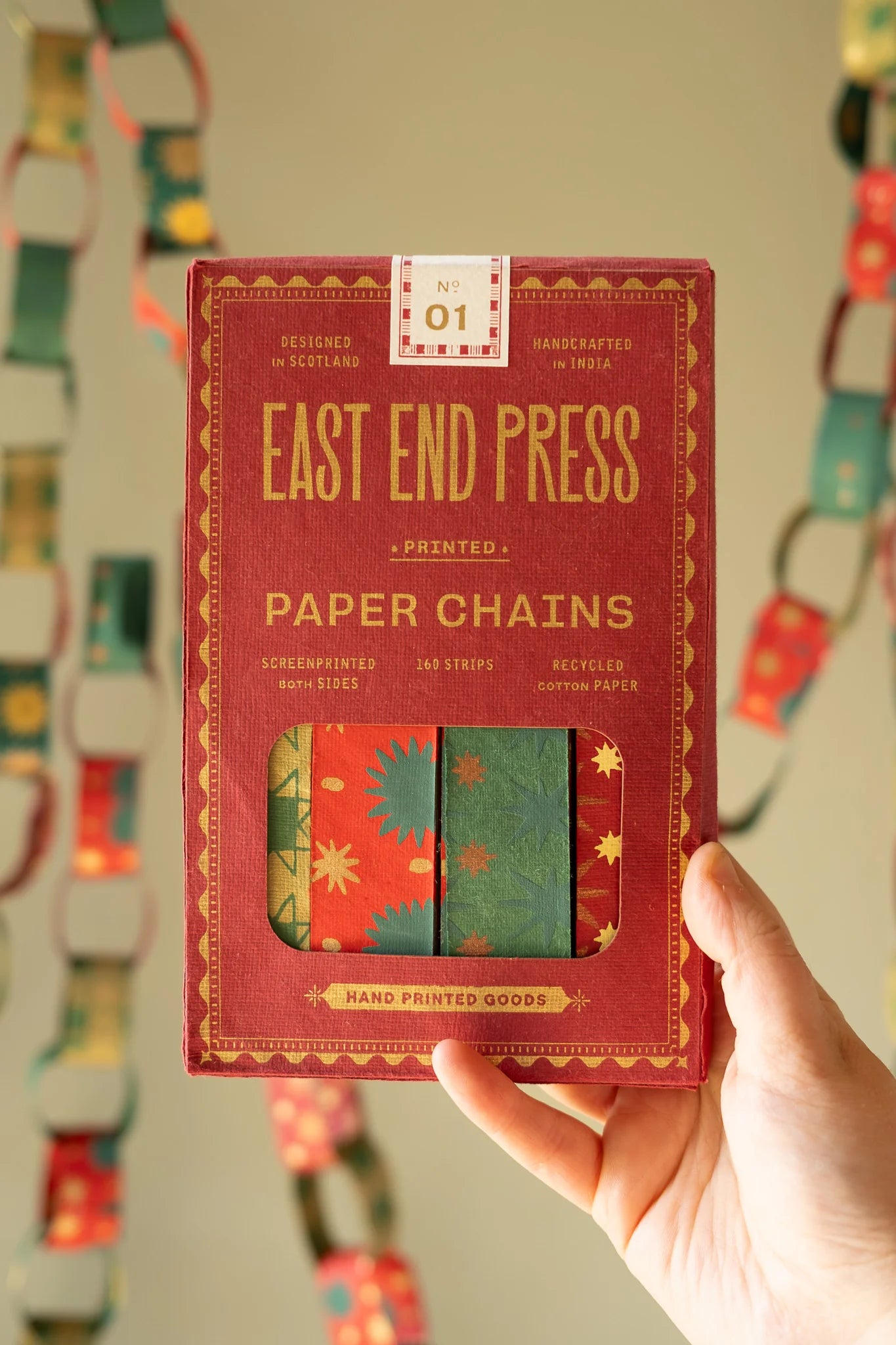 East End Press Festive Paper Chain Kit