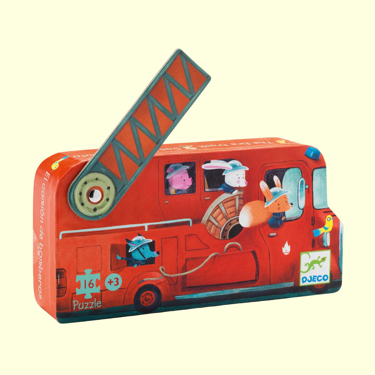 Djeco The Fire Engine 16 Piece Puzzle