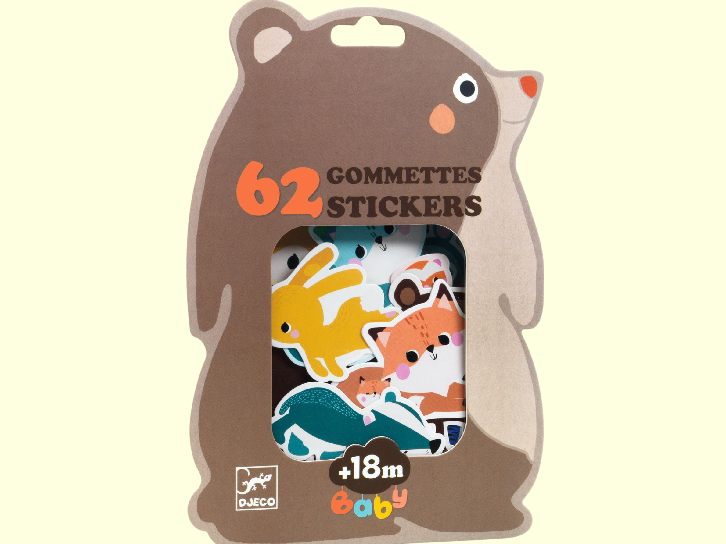 Djeco Big Stickers - Forest Animals