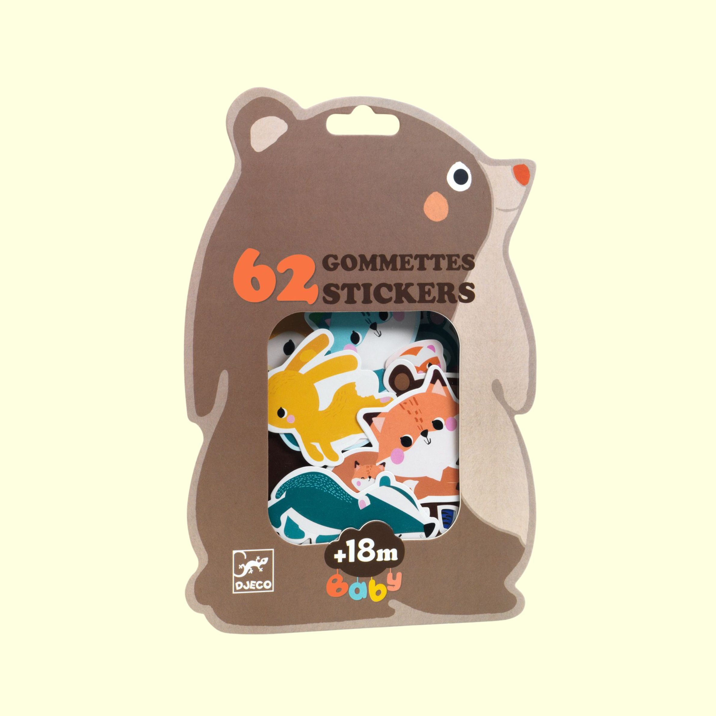 Djeco Big Stickers - Forest Animals