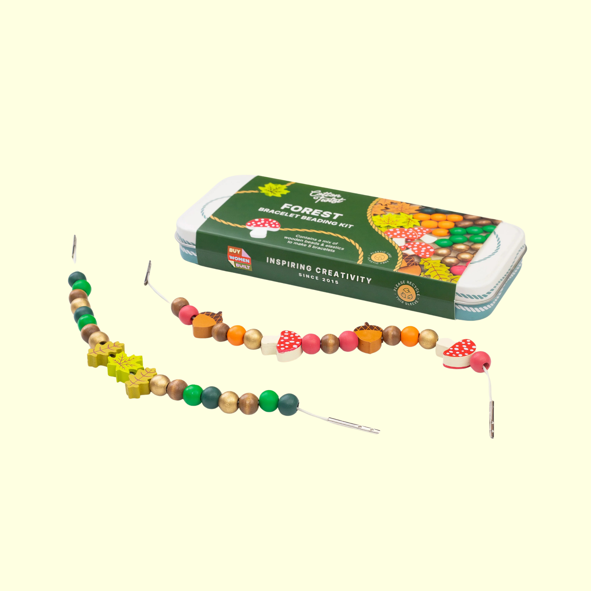 Cotton Twist Forest Bracelet Bead Kit
