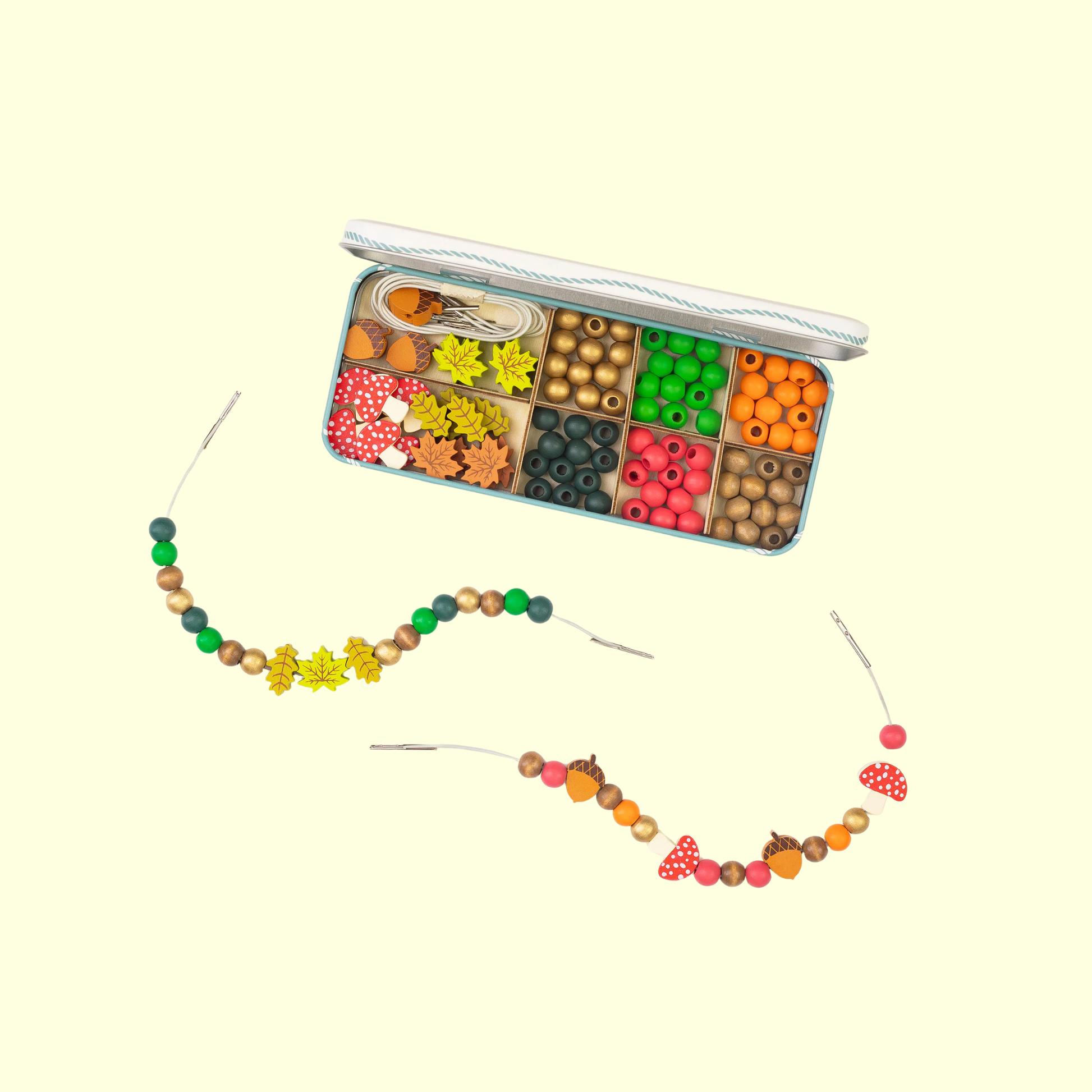 Cotton Twist Forest Bracelet Bead Kit