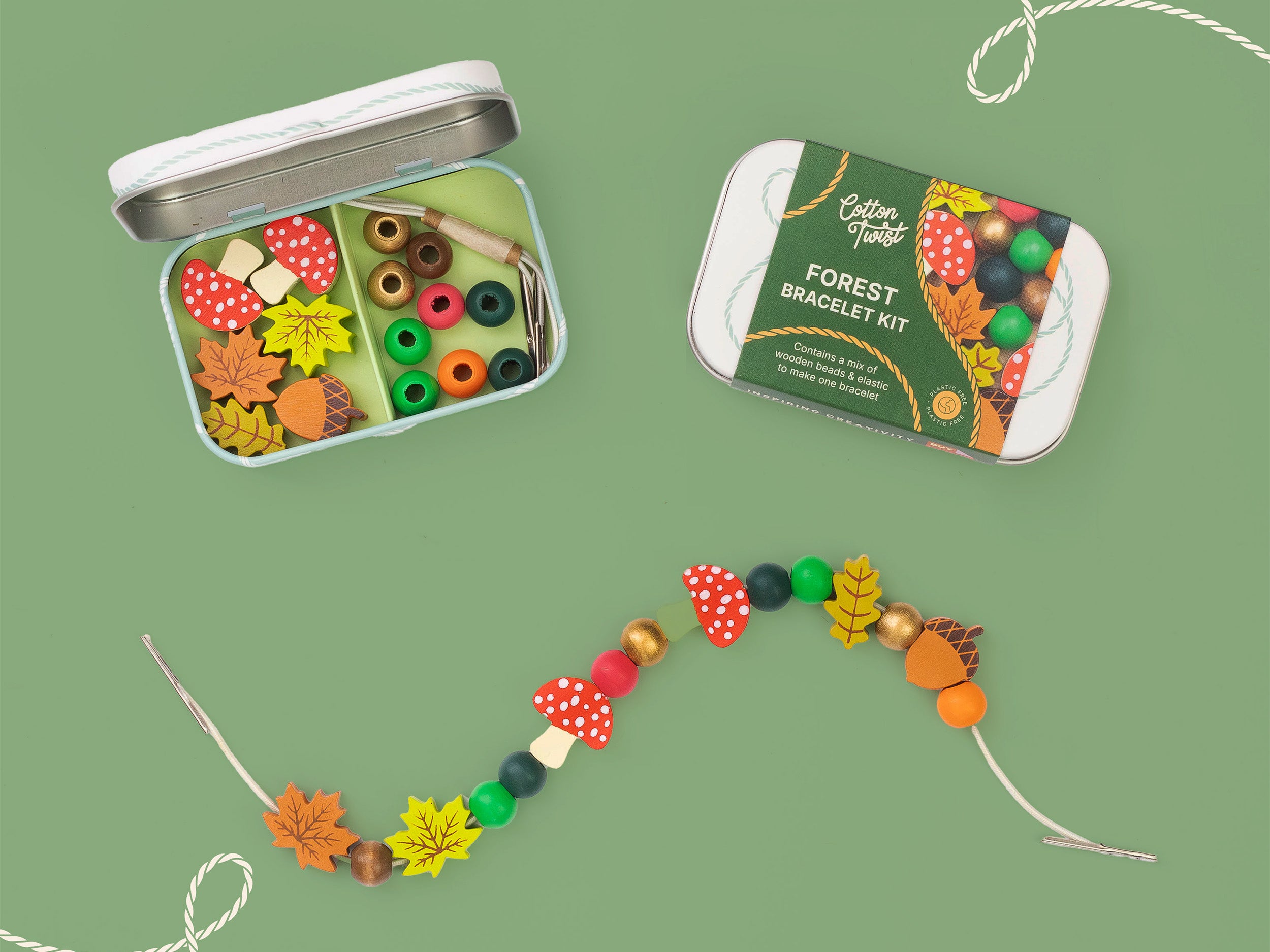Cotton Twist Mini Forest Bracelet Gift Kit