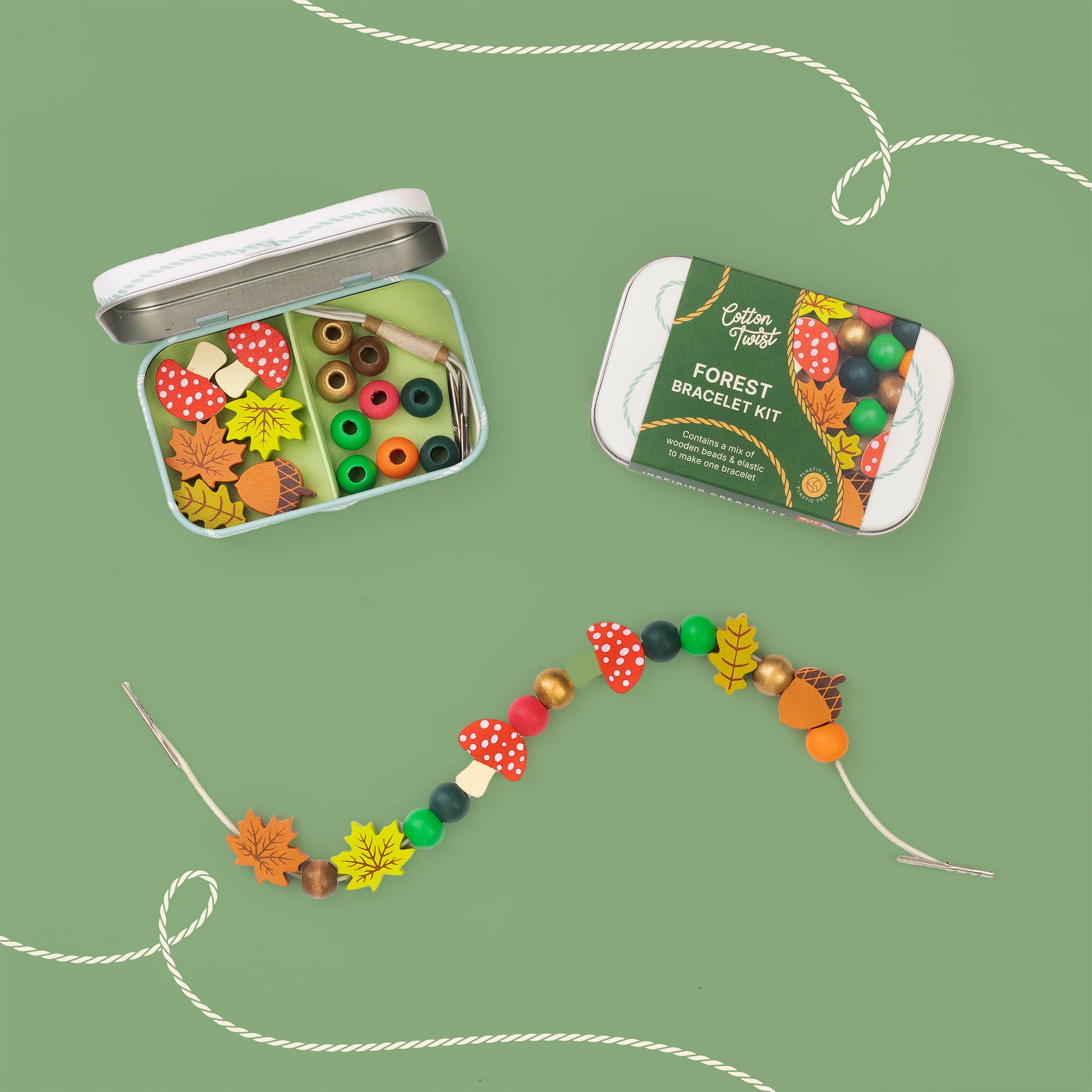 Cotton Twist Mini Forest Bracelet Gift Kit