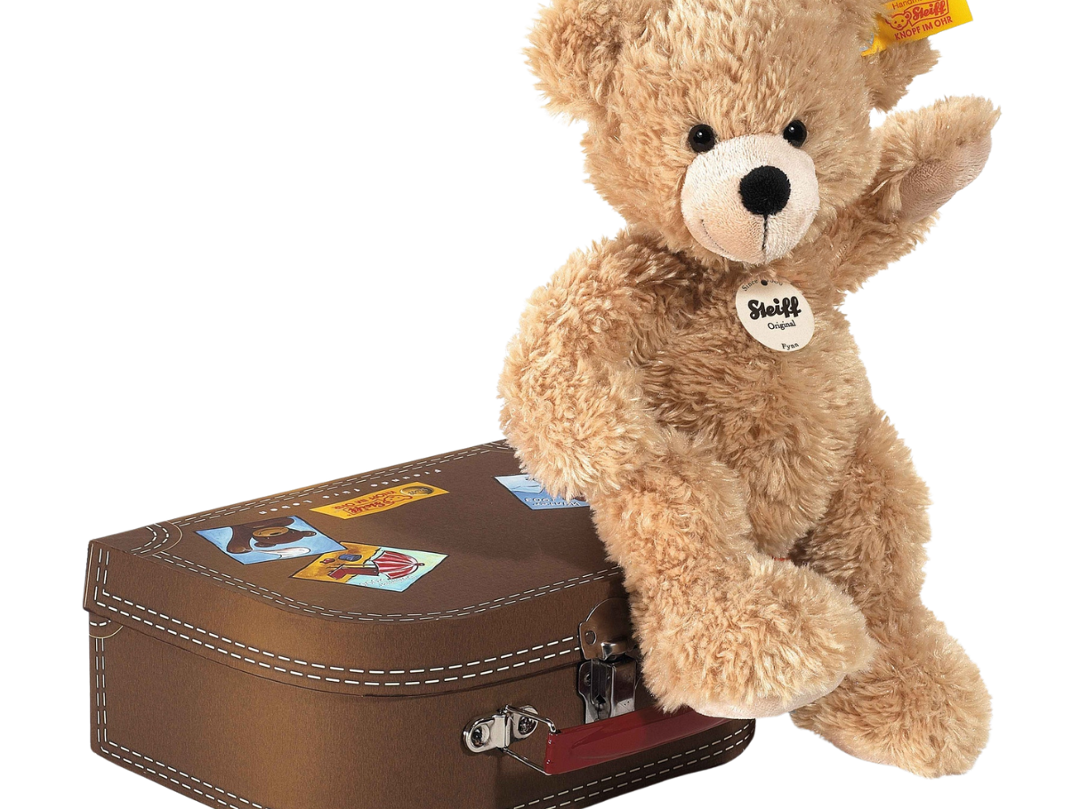 Steiff Fynn Teddy Bear with Suitcase