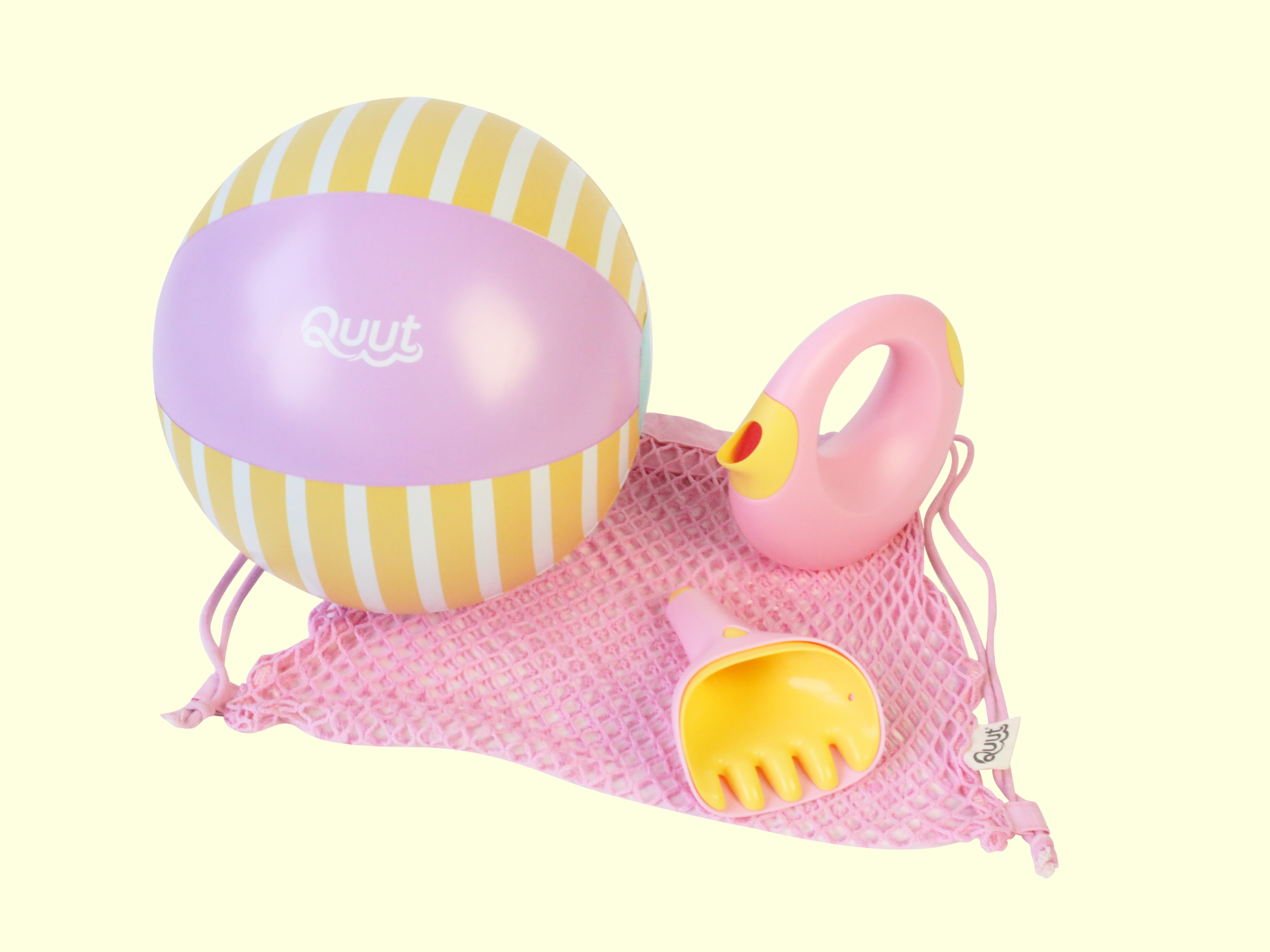 Quut Garden Beach Set - Banana Pink