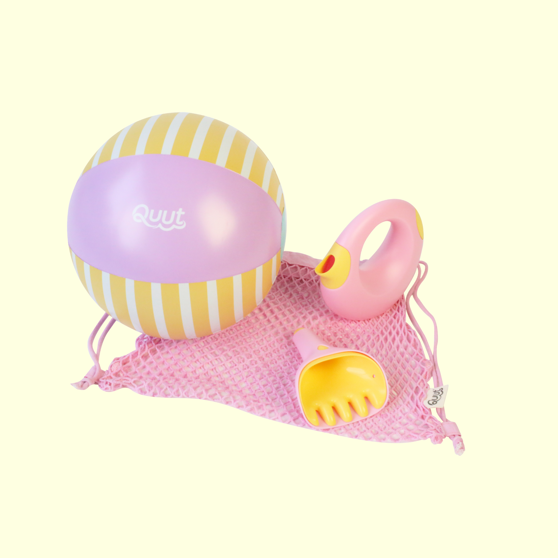 Quut Garden Beach Set - Banana Pink