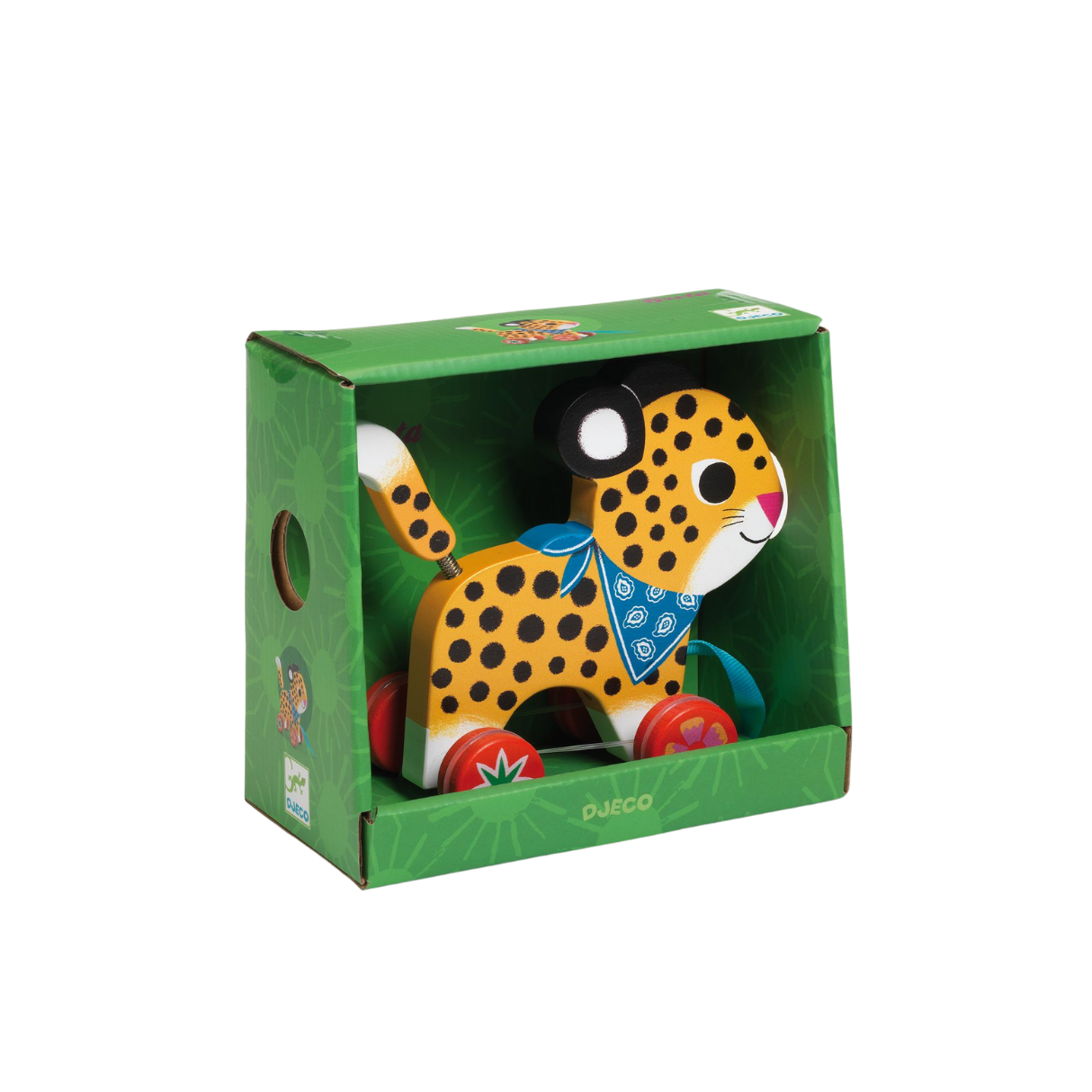 Djeco Greta Pull Along Leopard
