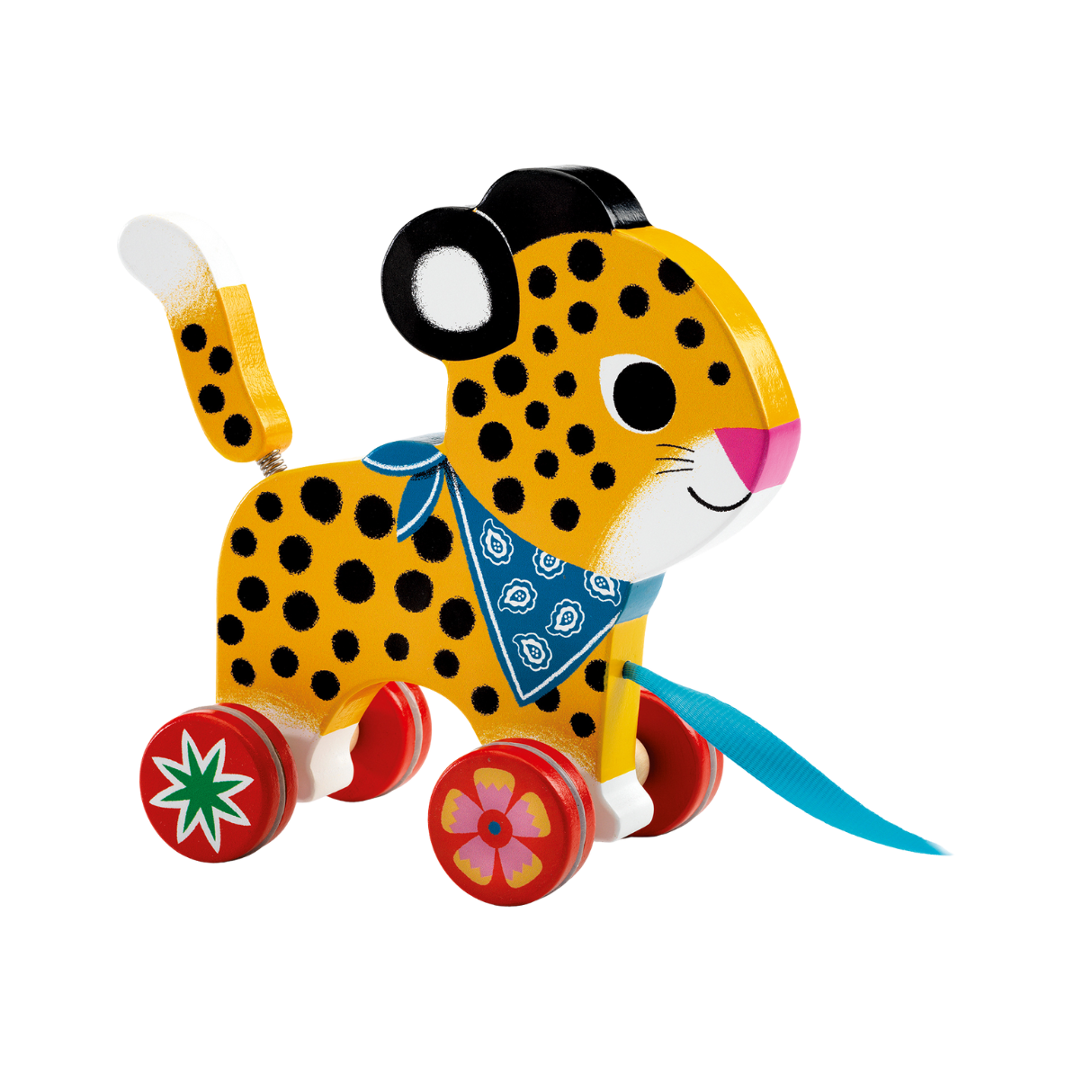 Djeco Greta Pull Along Leopard