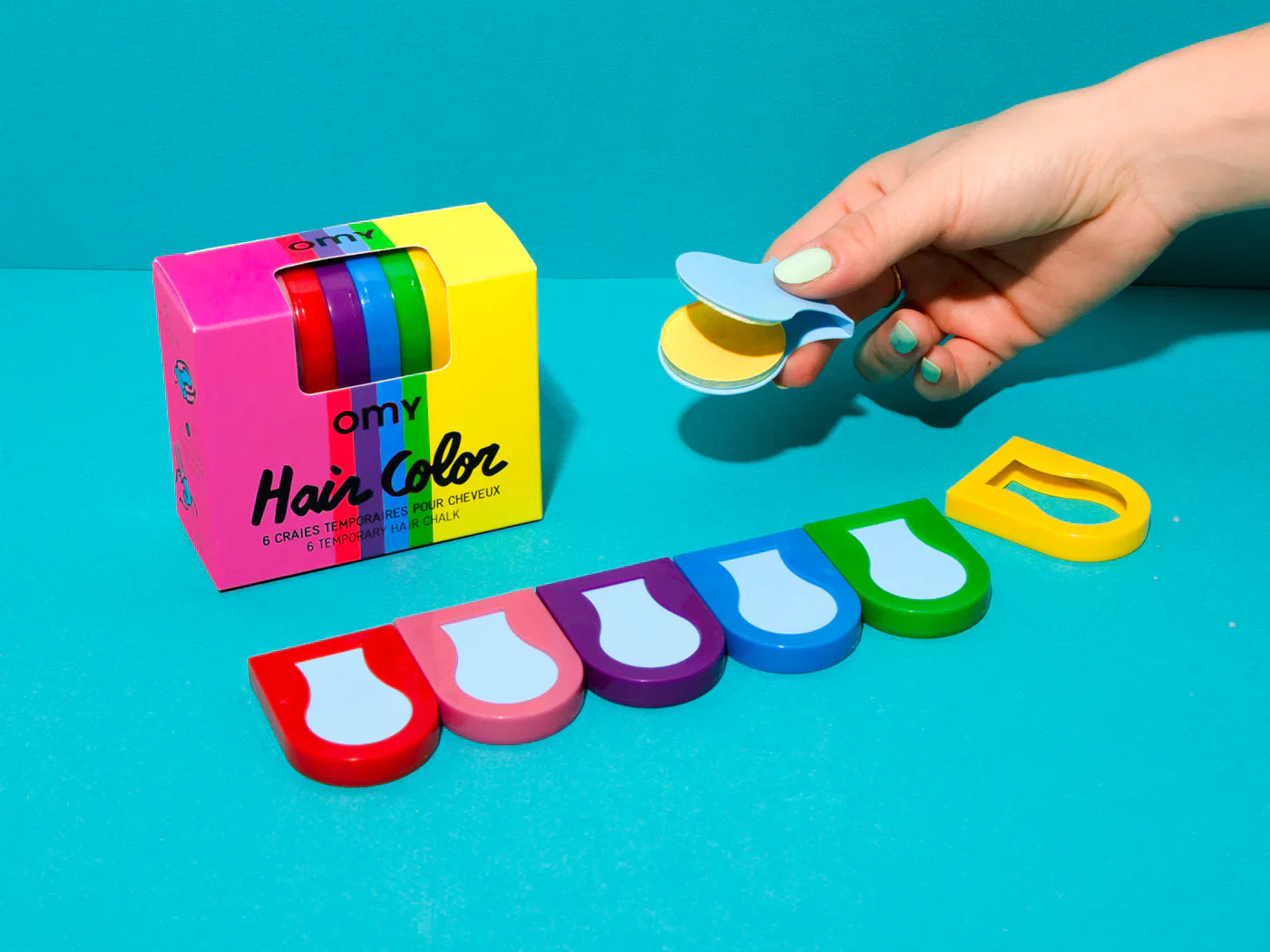 OMY Rainbow Hair Chalk