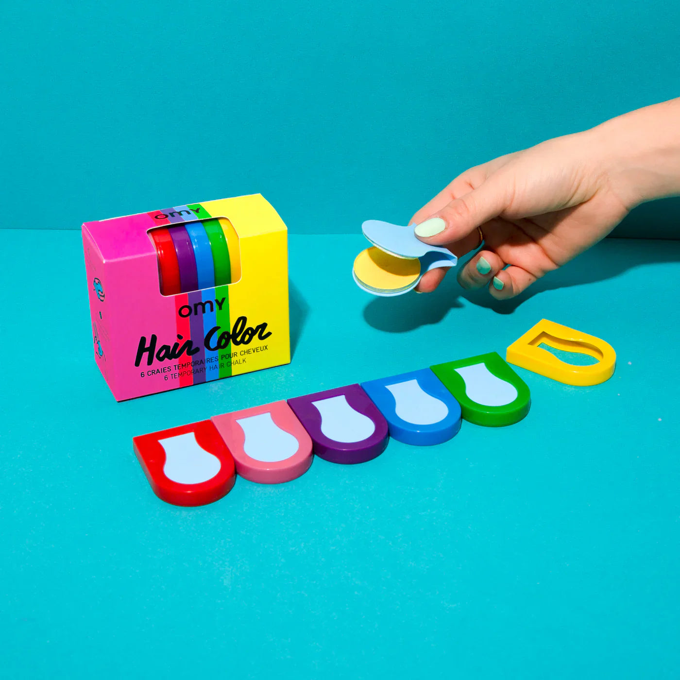 OMY Rainbow Hair Chalk