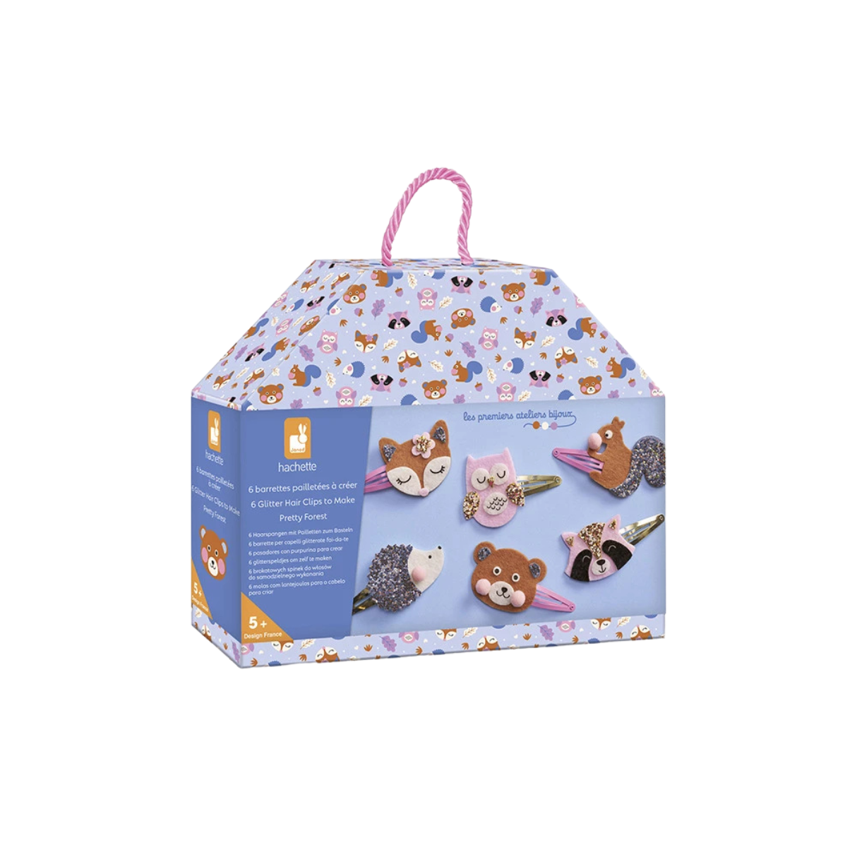 Janod Hair Clip Kit - Pretty Forest Animals