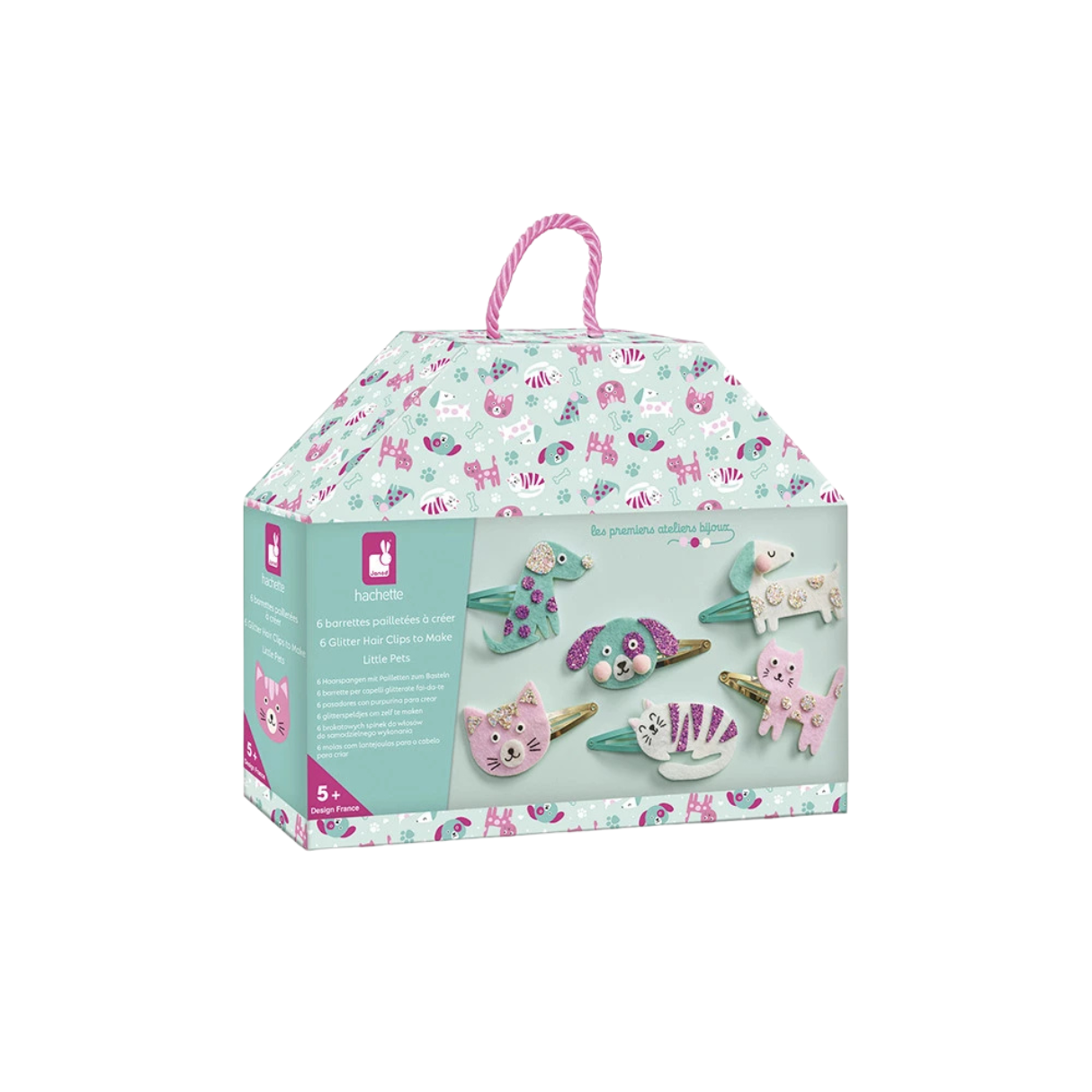 Janod Hair Clip Kit - Little Pets