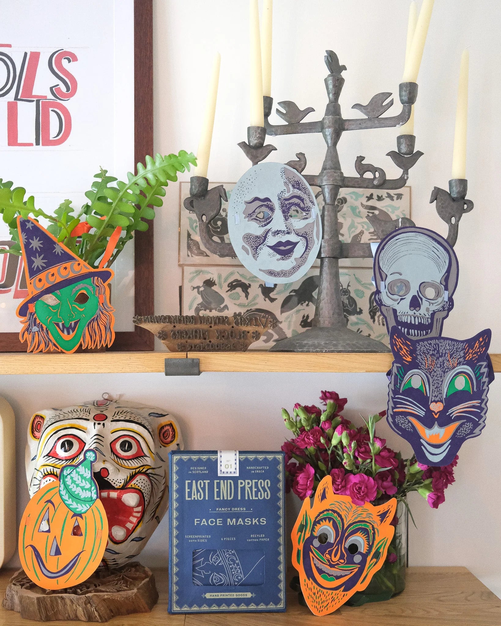 East End Press Halloween Fancy Dress Masks